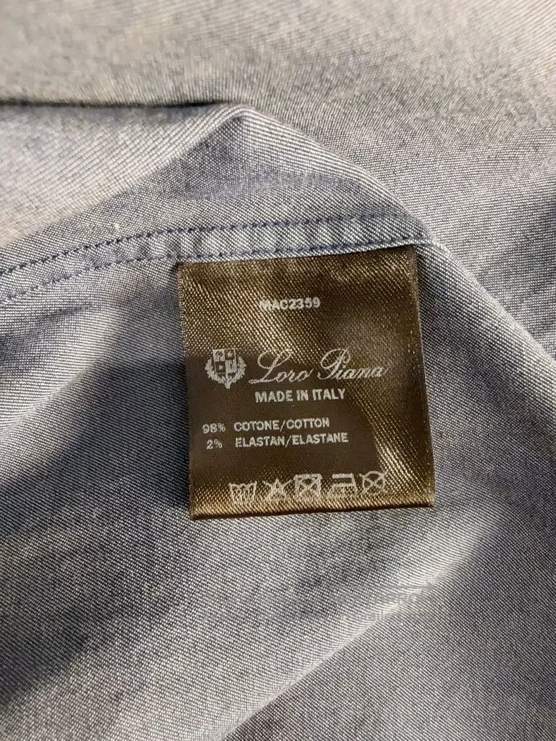 Loro Piana LORO PIANA Denim Shirt Size US S / EU 44-46 / 1 - 6 Thumbnail