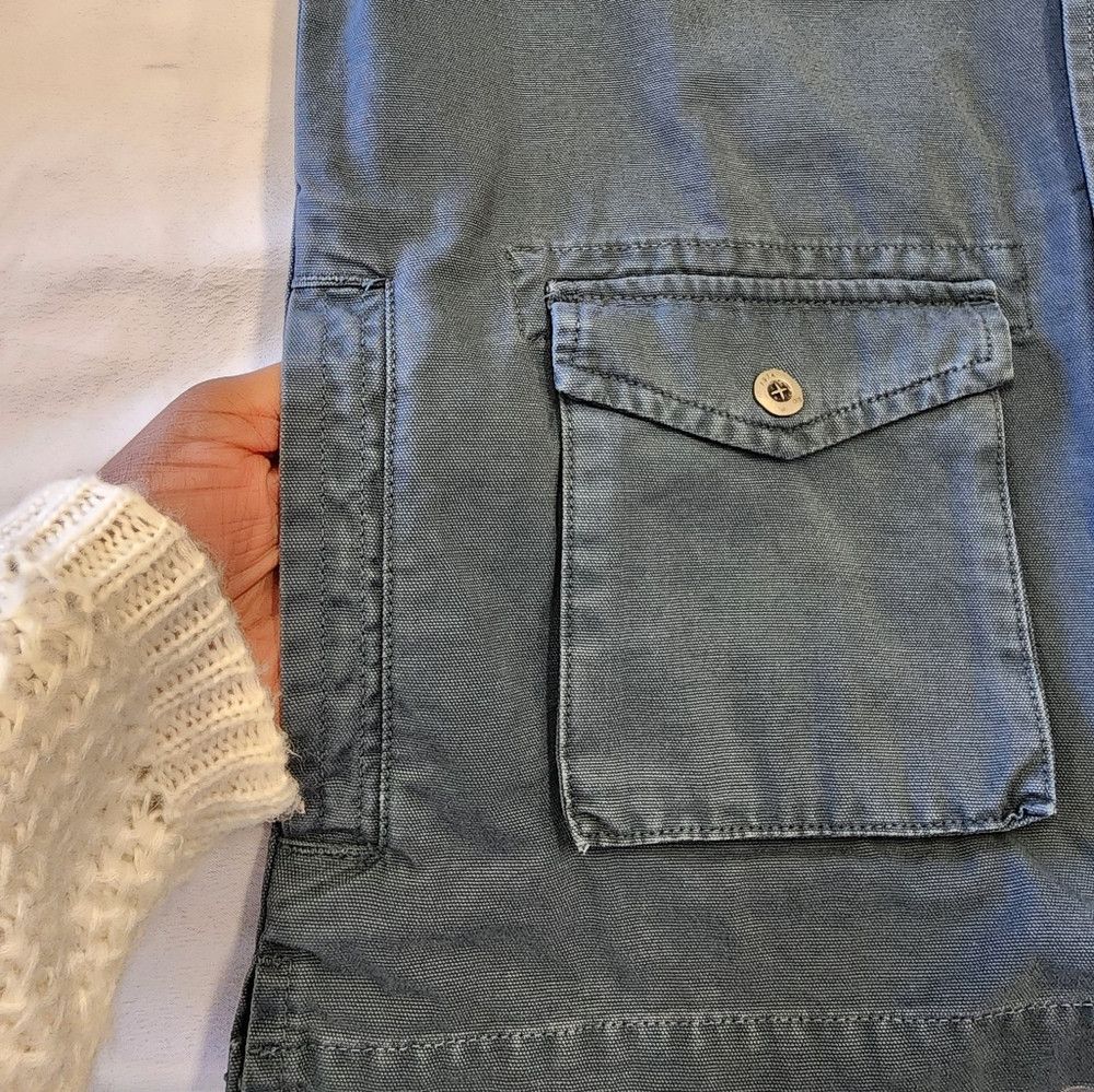 Original Paperbacks OPB Men's Slate Utilitarian Zip/Snap Front Corduroy Collar Size US M / EU 48-50 / 2 - 5 Thumbnail