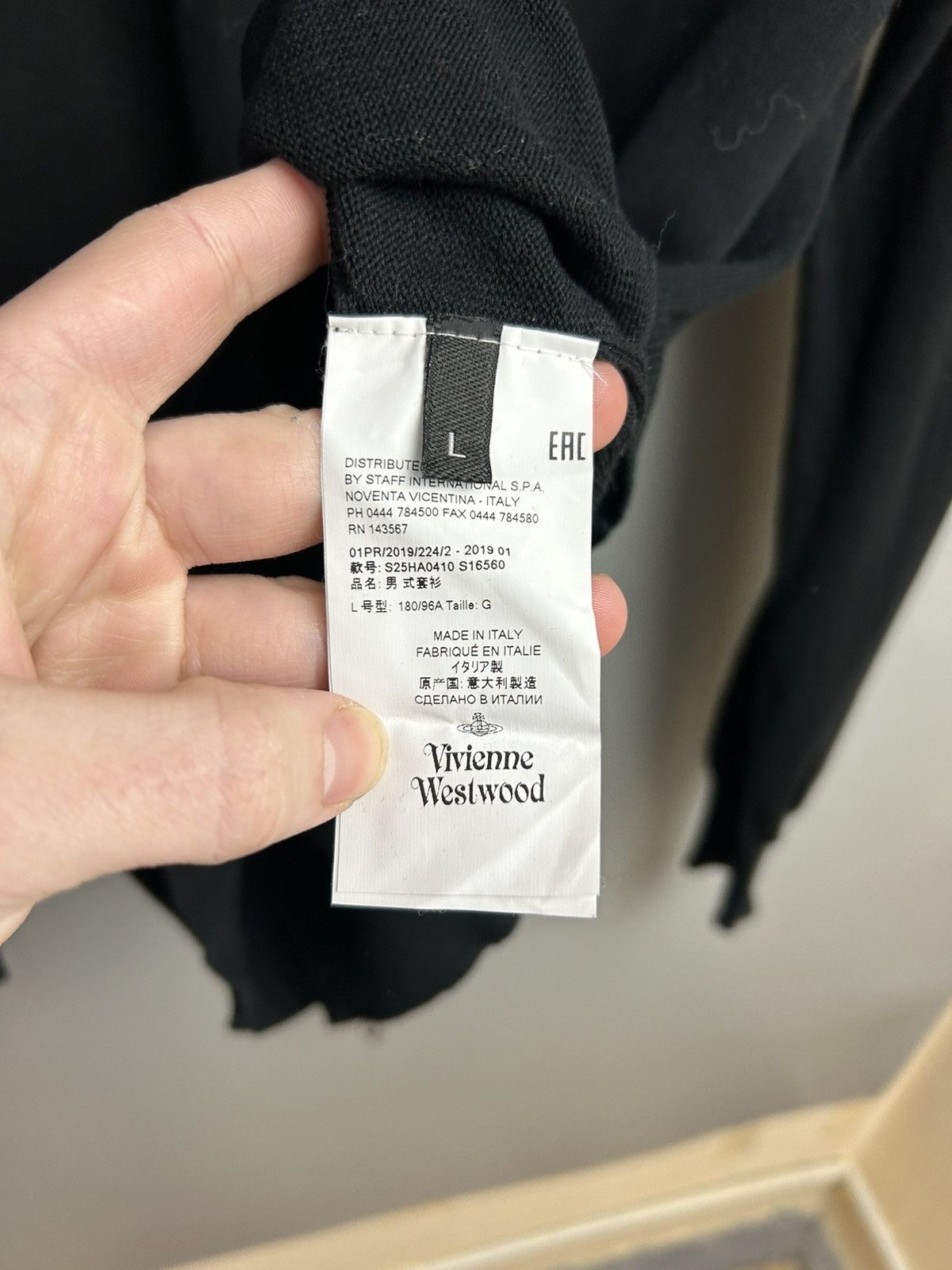Vivienne Westwood Vivienne Westwood Black Sweater Size US L / EU 52-54 / 3 - 9 Thumbnail