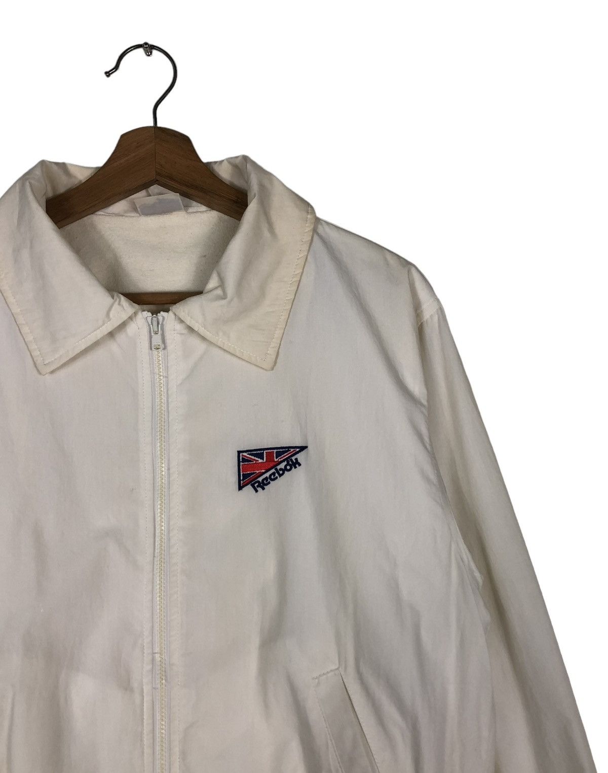 Japanese Brand 🔥VINTAGE BOMBER JACKET REEBOK JAPAN UK FLAG BIG LOGO Size US S / EU 44-46 / 1 - 6 Thumbnail