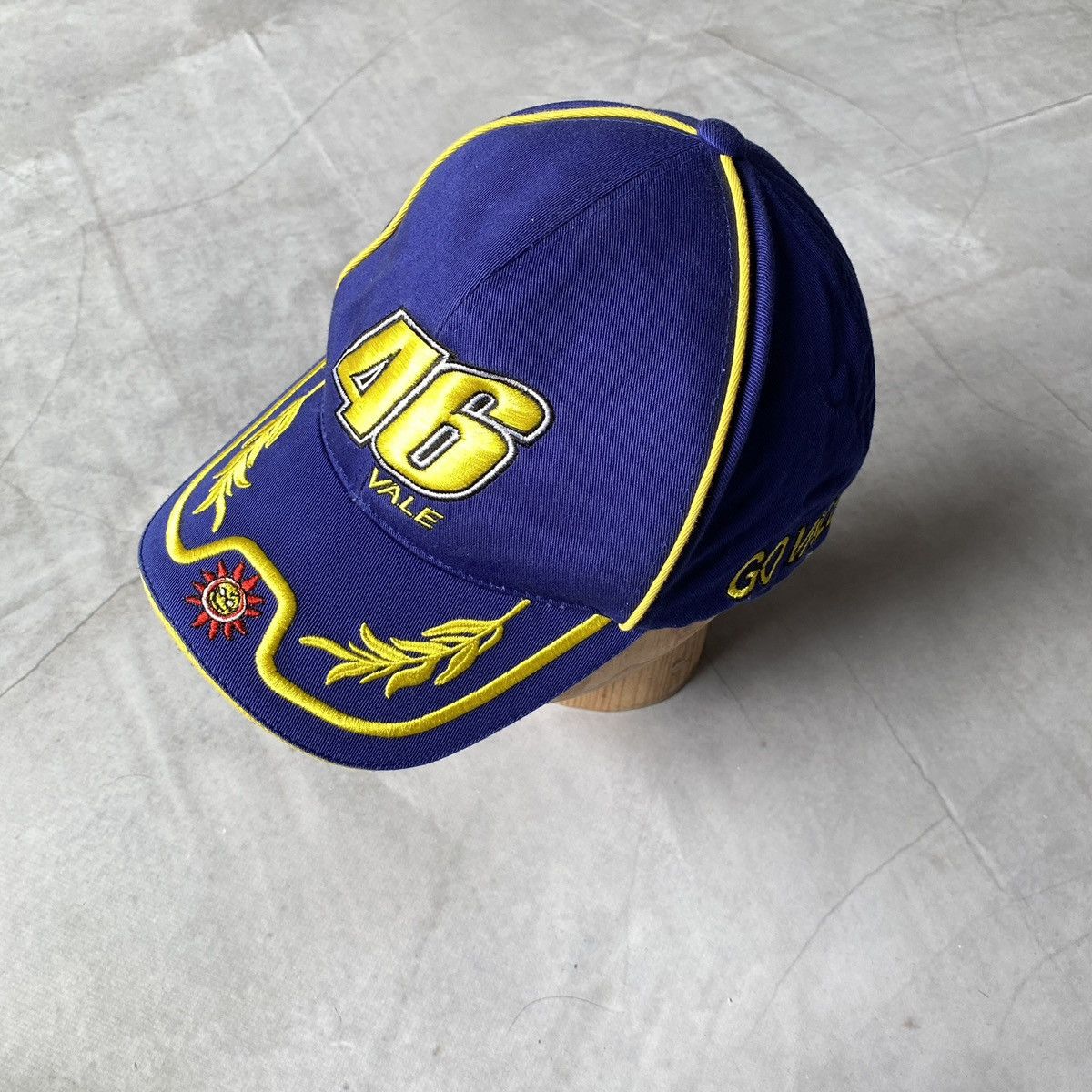 Vintage Vintage Valentino Rossi VR46 The Doctor Racing Cap Hats Size ONE SIZE - 1 Thumbnail