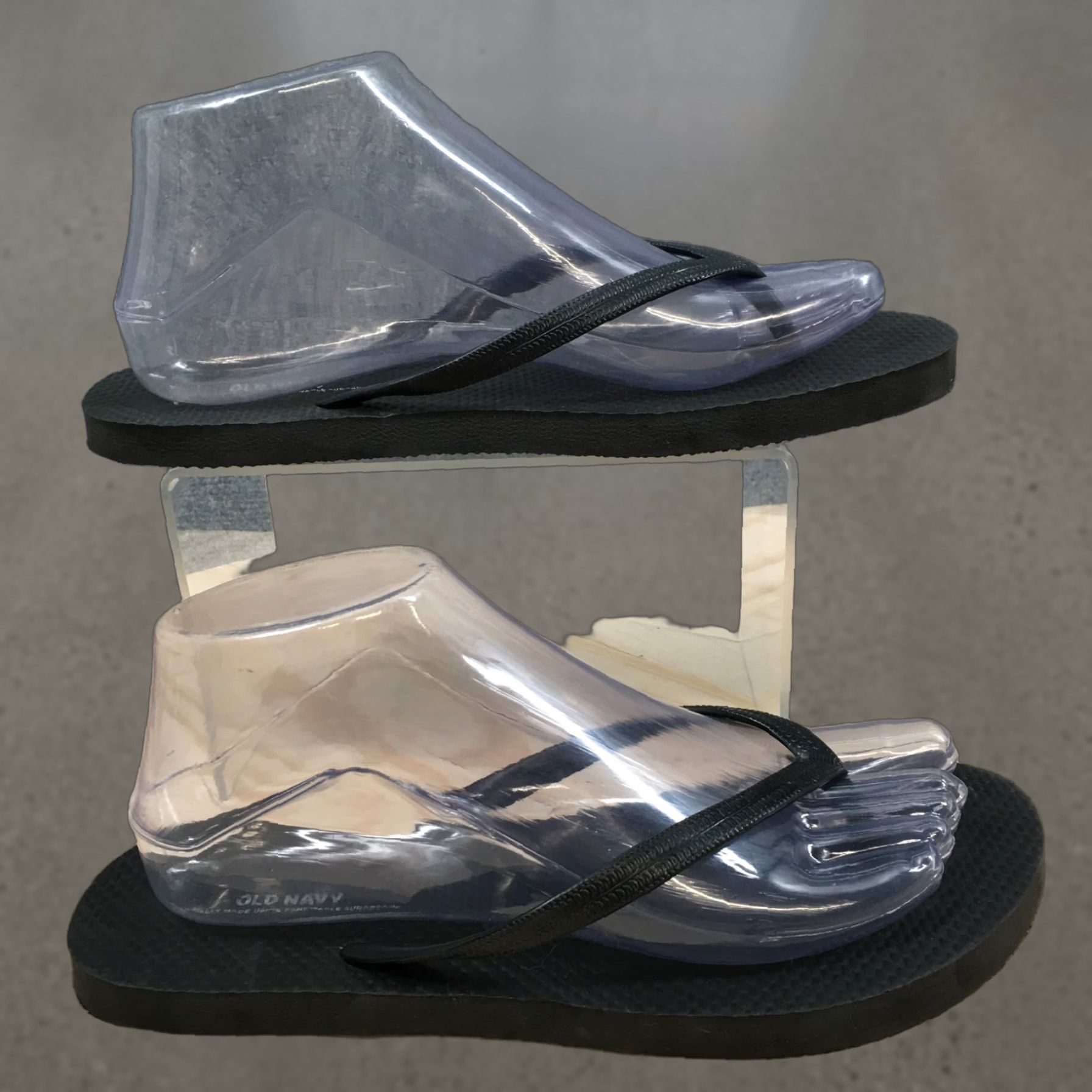 Old Navy Old Navy Sandals Womens 8 Flip Flop Black Slip On Open Toe Casual Comfort Flats Size US 8 / IT 38 - 1 Thumbnail