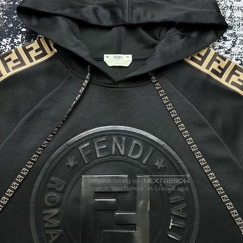 Fendi Fendi Side Double F Monogram Hoodie Size S / US 4 / IT 40 - 2 Thumbnail