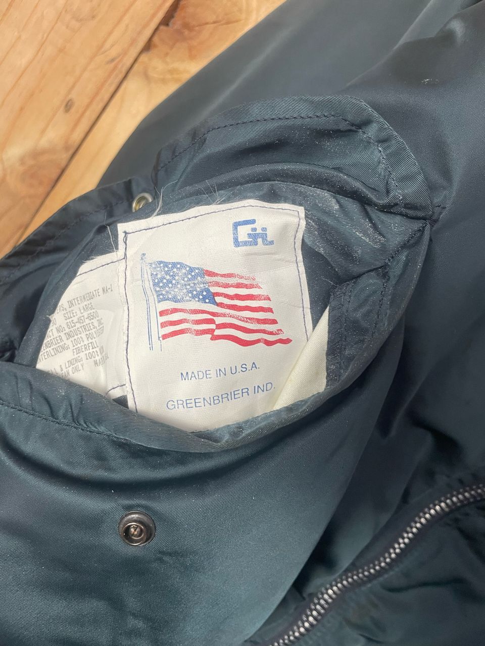 Vintage Vintage Greenbrier ind Bomber MA1 Jacket Size US L / EU 52-54 / 3 - 12 Thumbnail