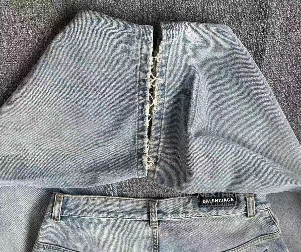 Balenciaga Balenciaga FW22 High-Waist Baggy Jeans. Size US 38 / EU 54 - 3 Thumbnail