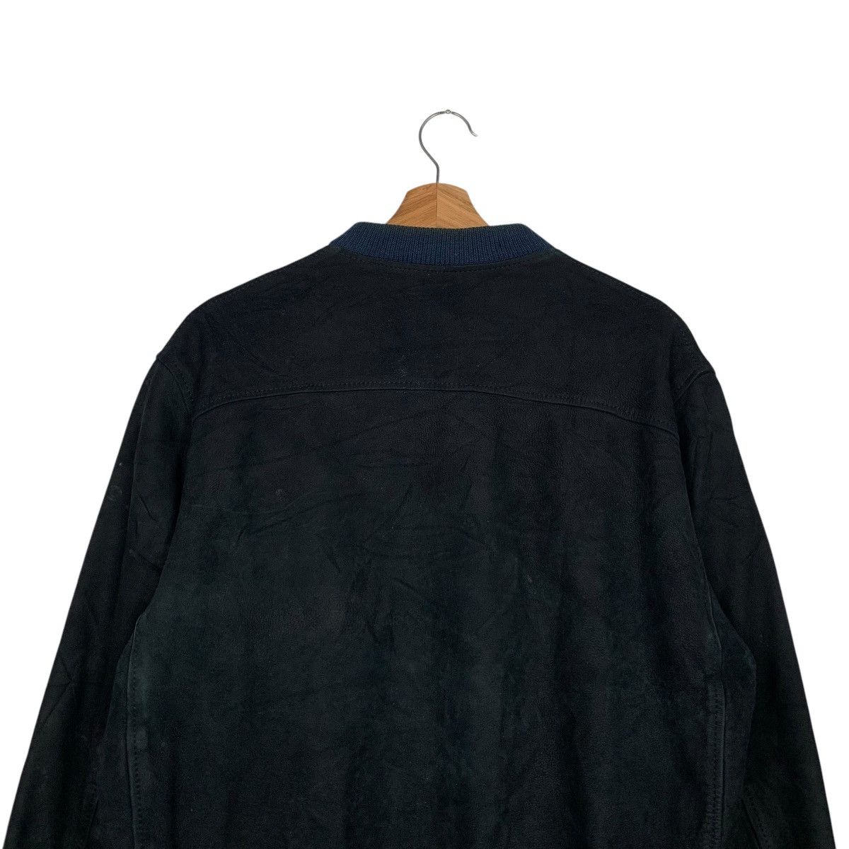 Vintage Vintage 90's Unbrand Suede Leather Jacket #2619-C118 Size US L / EU 52-54 / 3 - 8 Thumbnail
