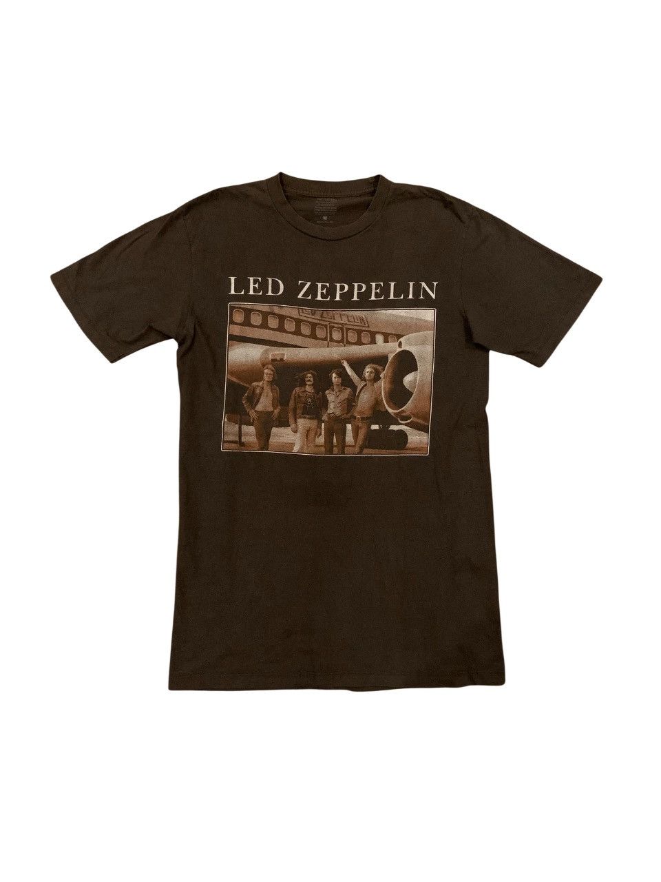 Vintage Led Zeppelin Plane Photo Tee Size US L / EU 52-54 / 3 - 1 Thumbnail