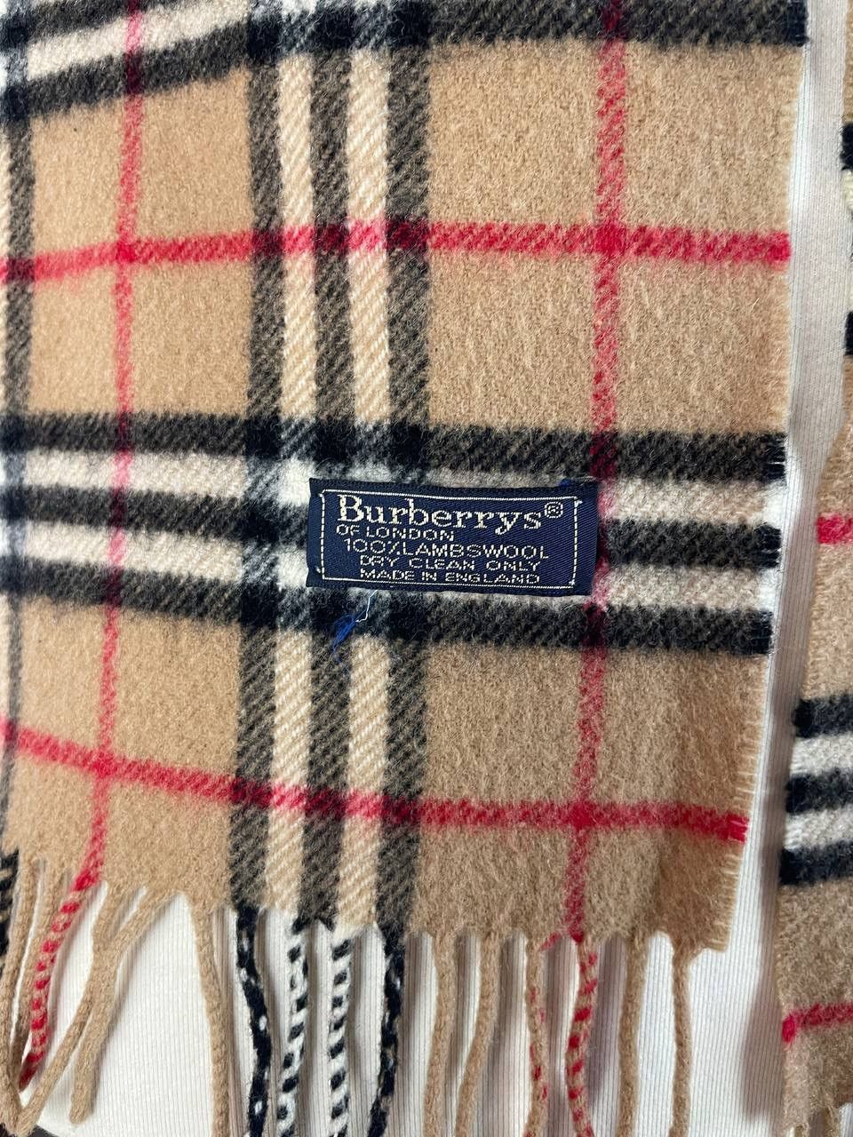 Burberry Burberry Nova Check Scarf Brown Wool Size ONE SIZE - 5 Thumbnail