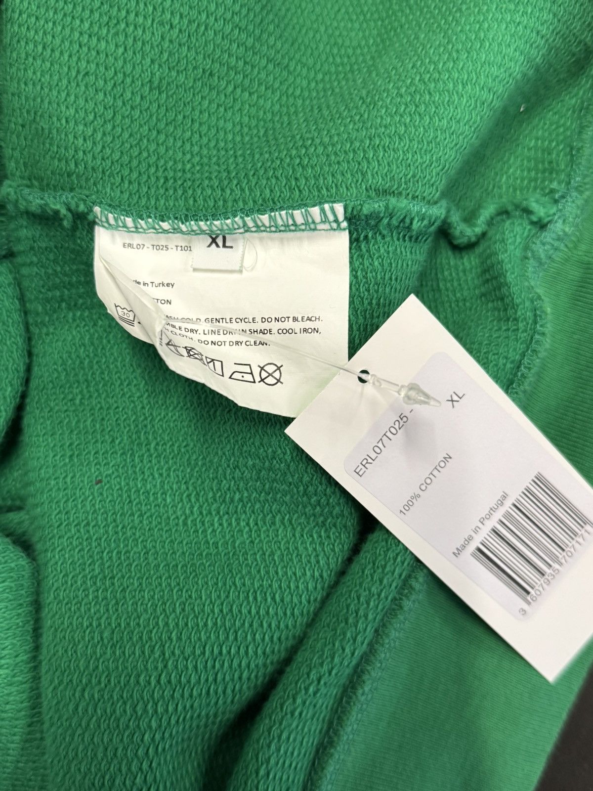 ERL ERL Printed Hoodie Green Size US XL / EU 56 / 4 - 5 Thumbnail