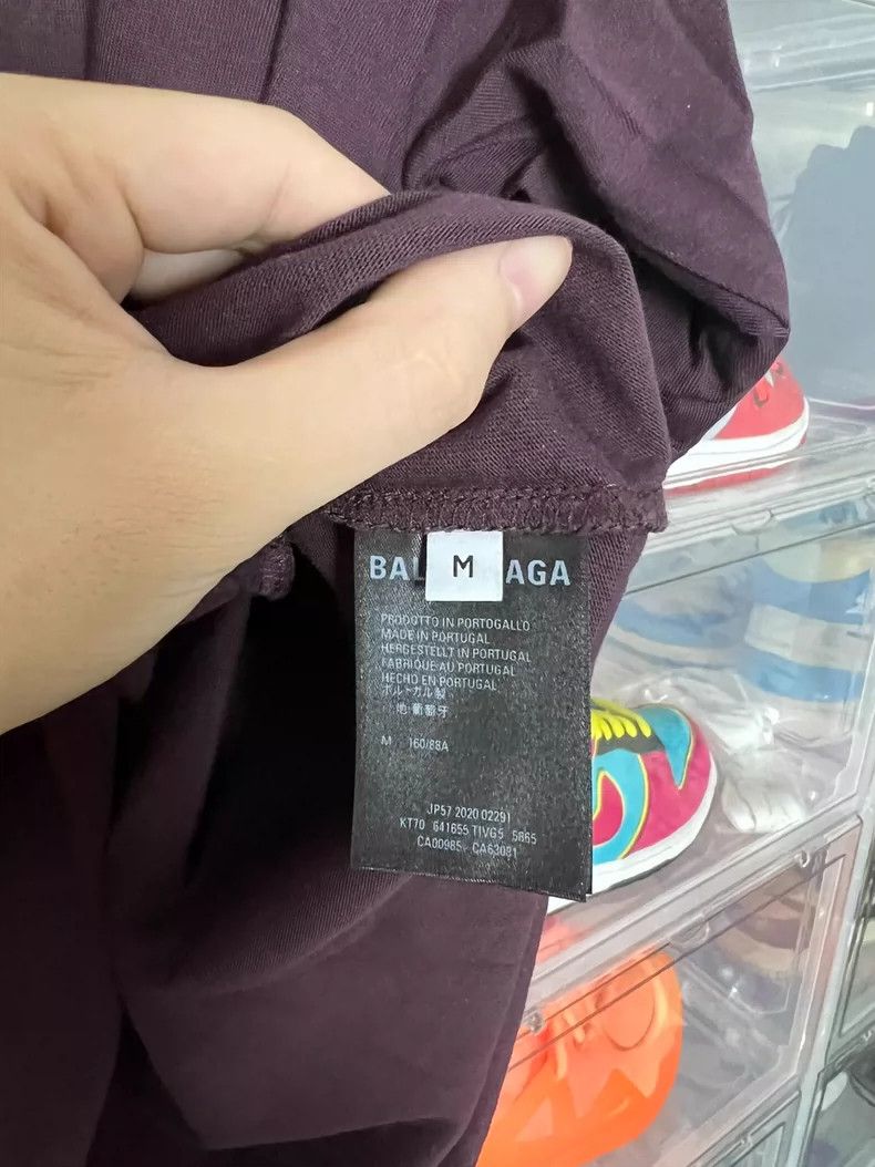 Balenciaga Balenciaga Logo printed short sleeves before and after win Size US M / EU 48-50 / 2 - 6 Thumbnail