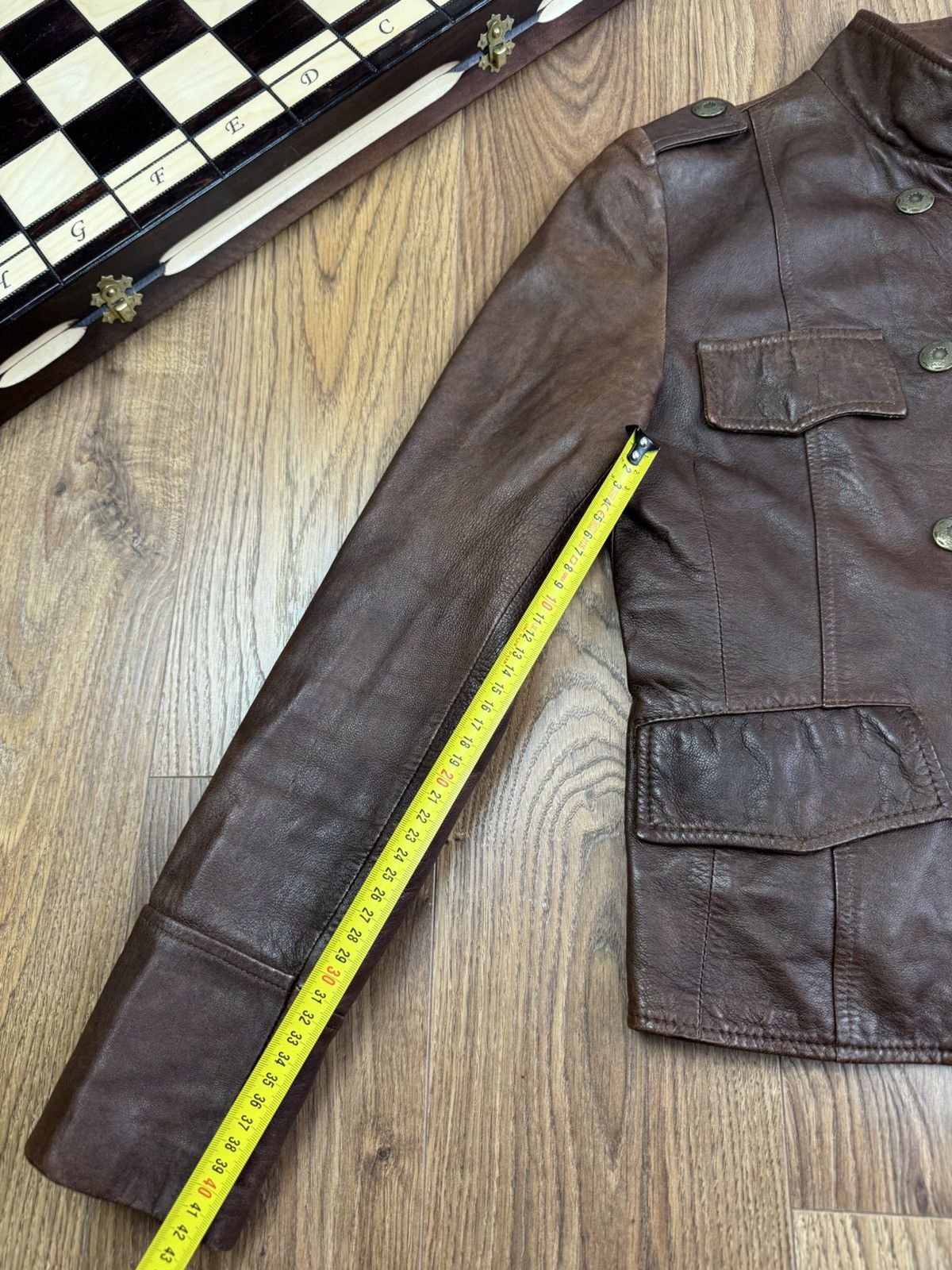 Vintage Vintage leather jacket 90s original retro casual item Size US S / EU 44-46 / 1 - 6 Thumbnail