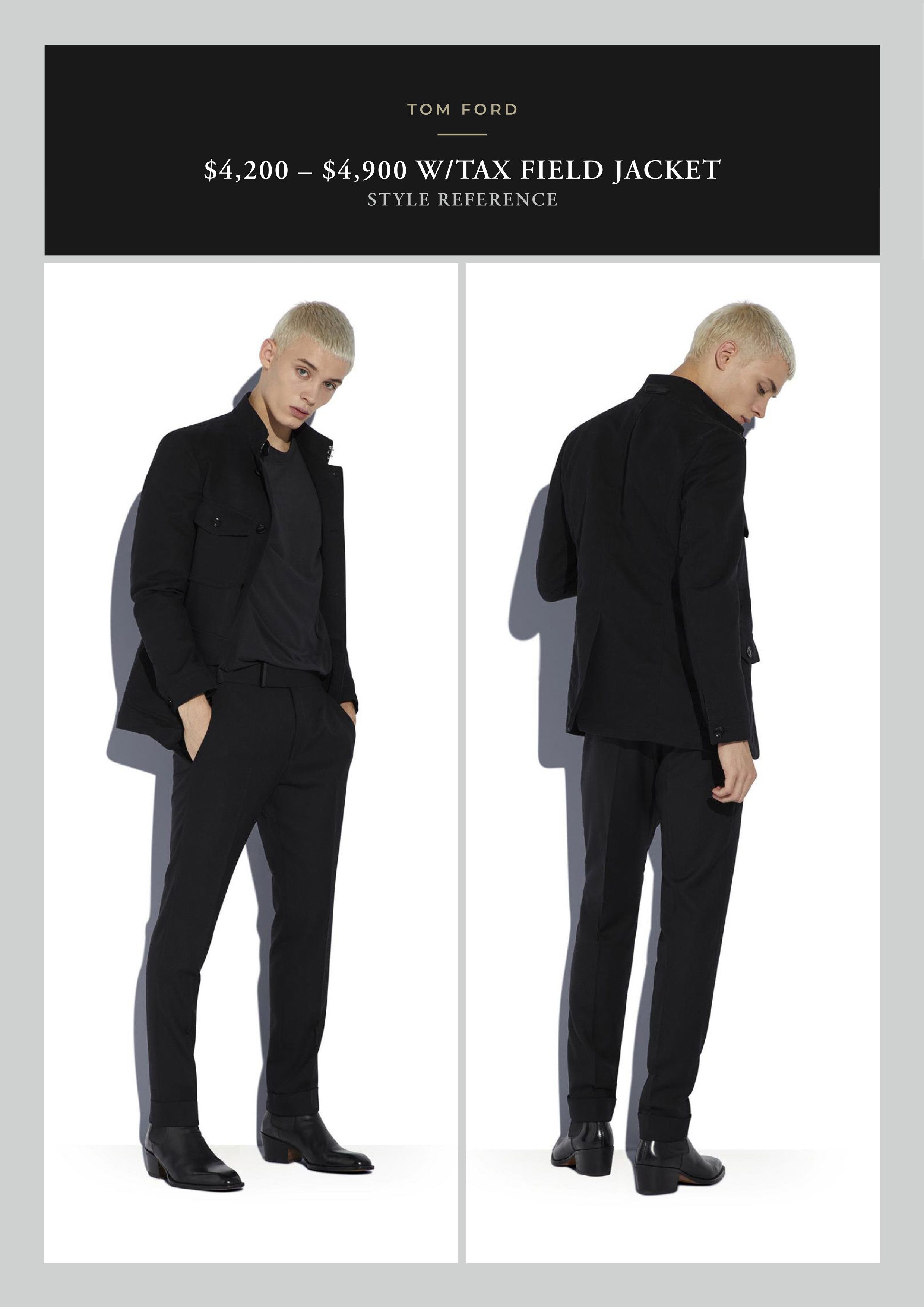 Tom Ford Effortless Cool Rare $4,200 w/tax New TOM FORD Field Jacket Size US M / EU 48-50 / 2 - 12 Thumbnail
