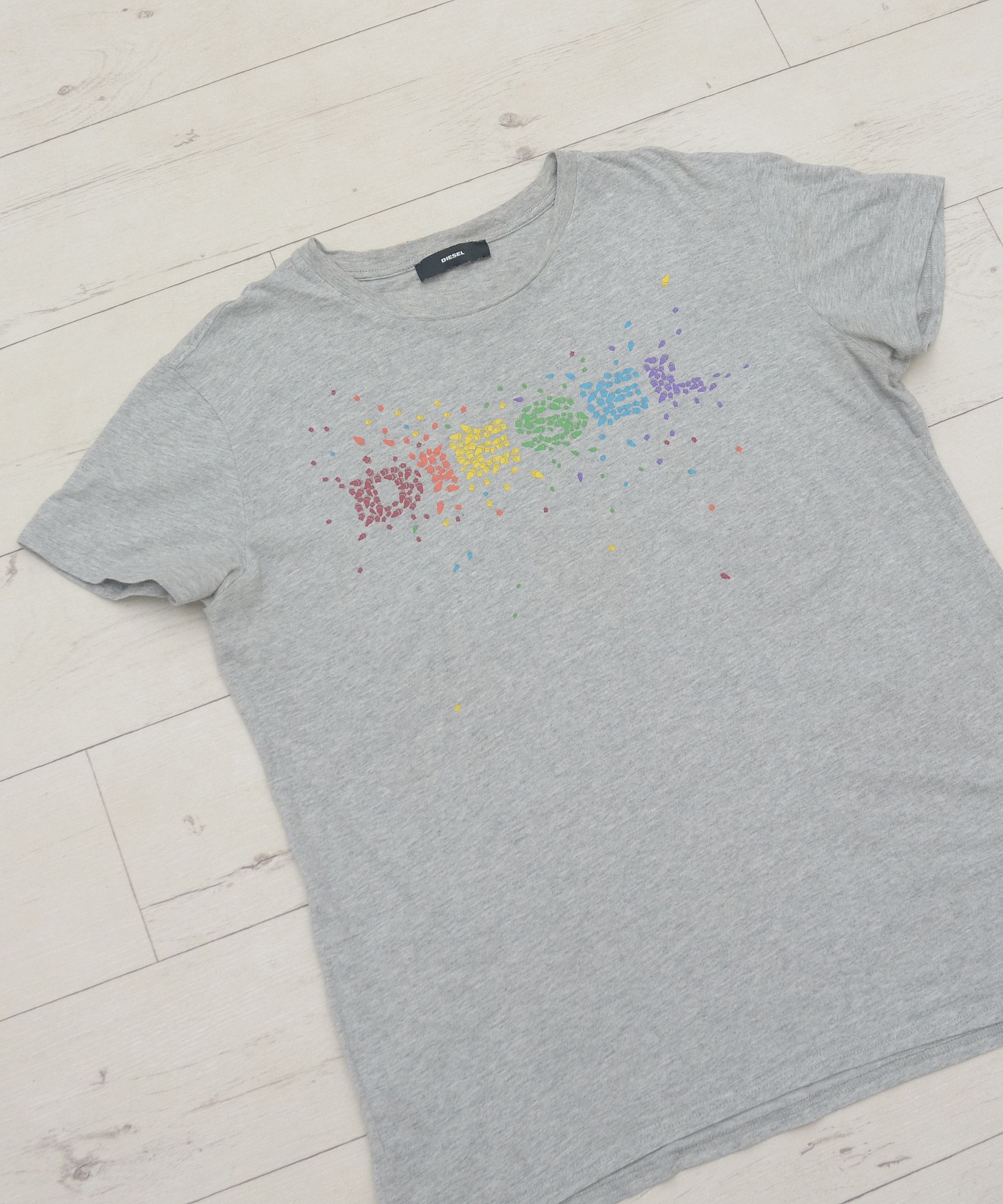 Diesel Vintage Diesel Big Logo Women’s T Shirt Tee Y2K Size XL / US 12-14 / IT 48-50 - 2 Thumbnail