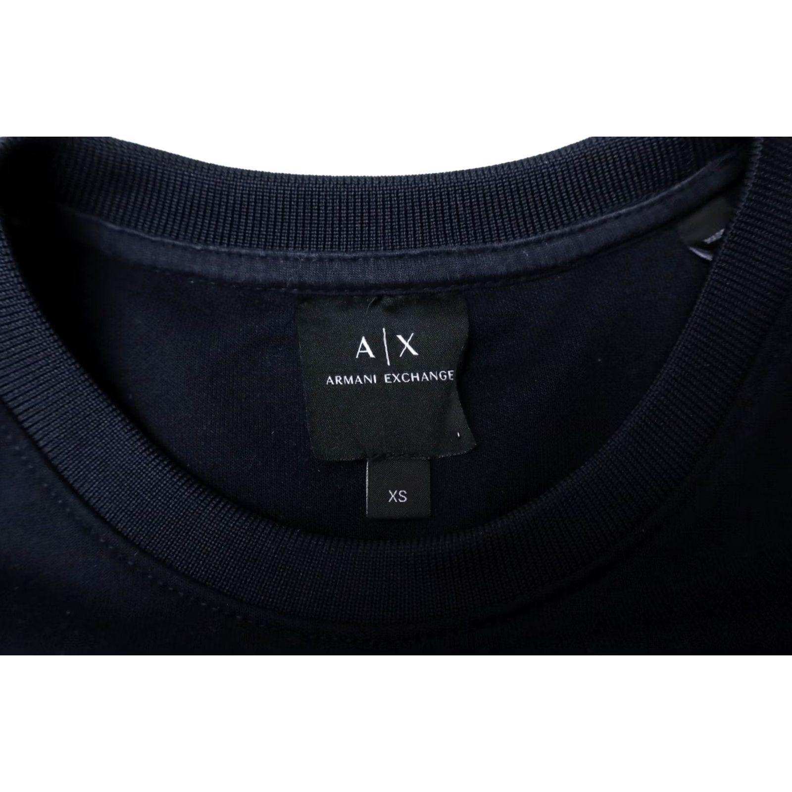 Armani Exchange ARMANI EXCHANGE Sweatshirt Women's XS Crew Neck Pullover Logo Print Navy Blue Shirt XS Women Navy Logo Print Pullover Crew Neck Size XS / US 0-2 / IT 36-38 - 7 Thumbnail