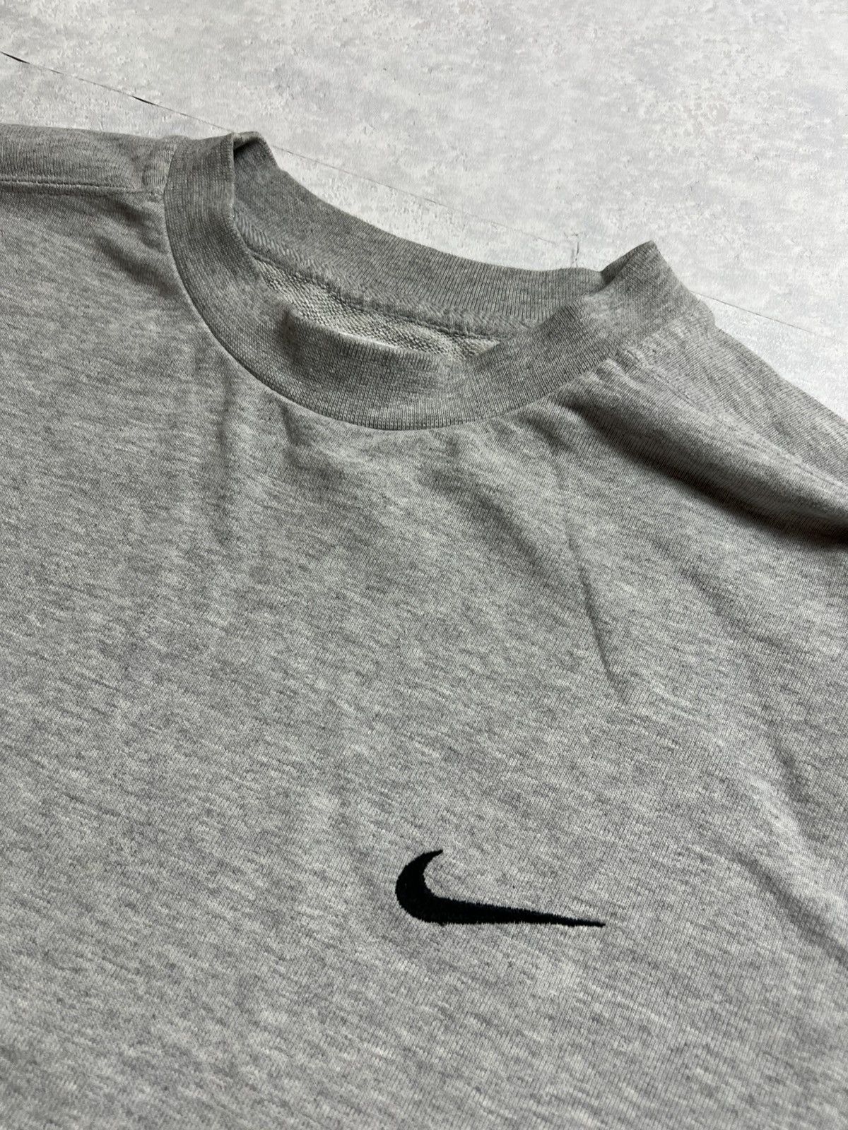 Nike 90s Nike Swoosh Vintage Y2K Oversized Retro Blank Sweatshirt Size US XXL / EU 58 / 5 - 4 Thumbnail