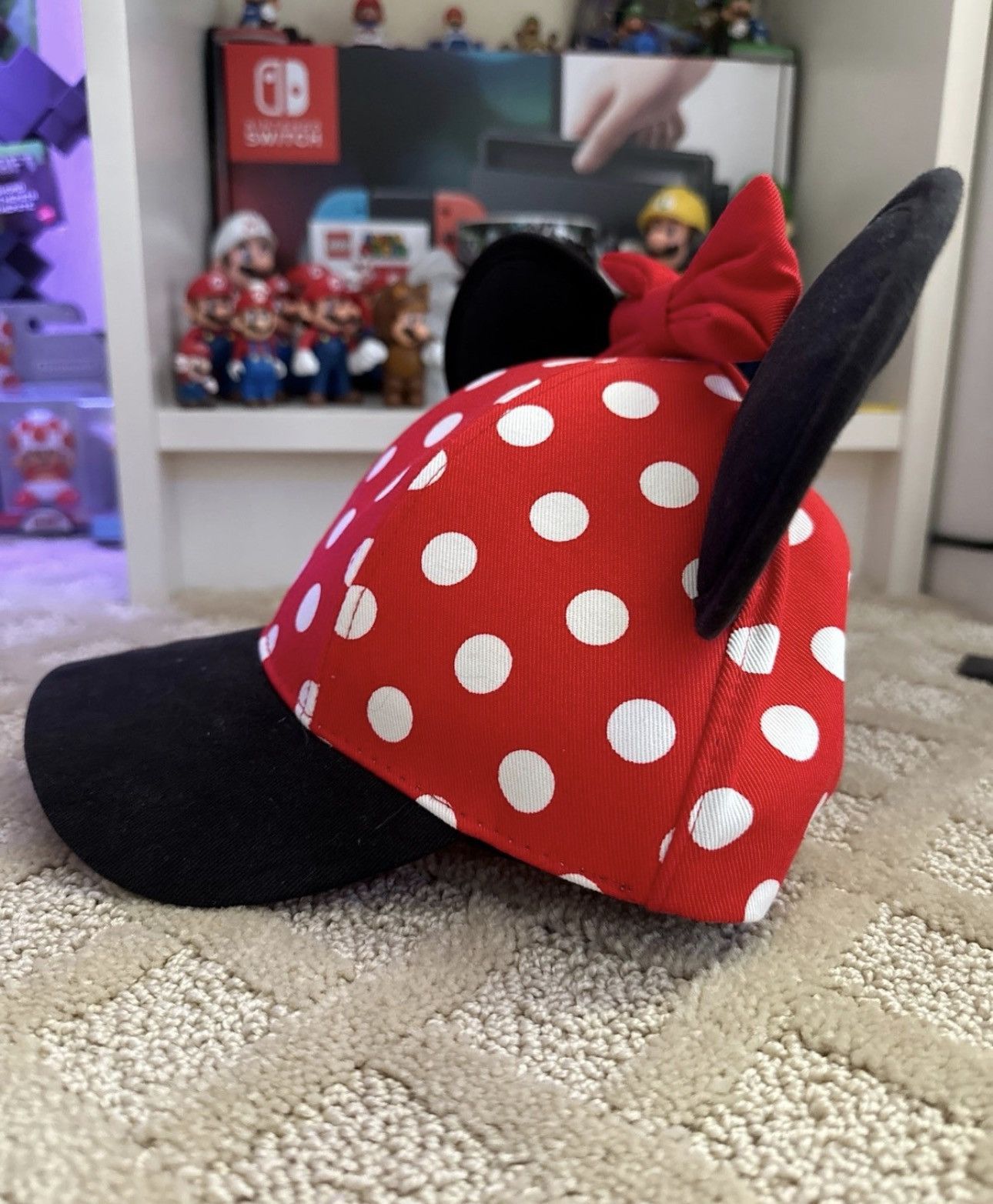 Disney Disneyparks Minnie Mouse Snapback Hat Size ONE SIZE - 4 Thumbnail