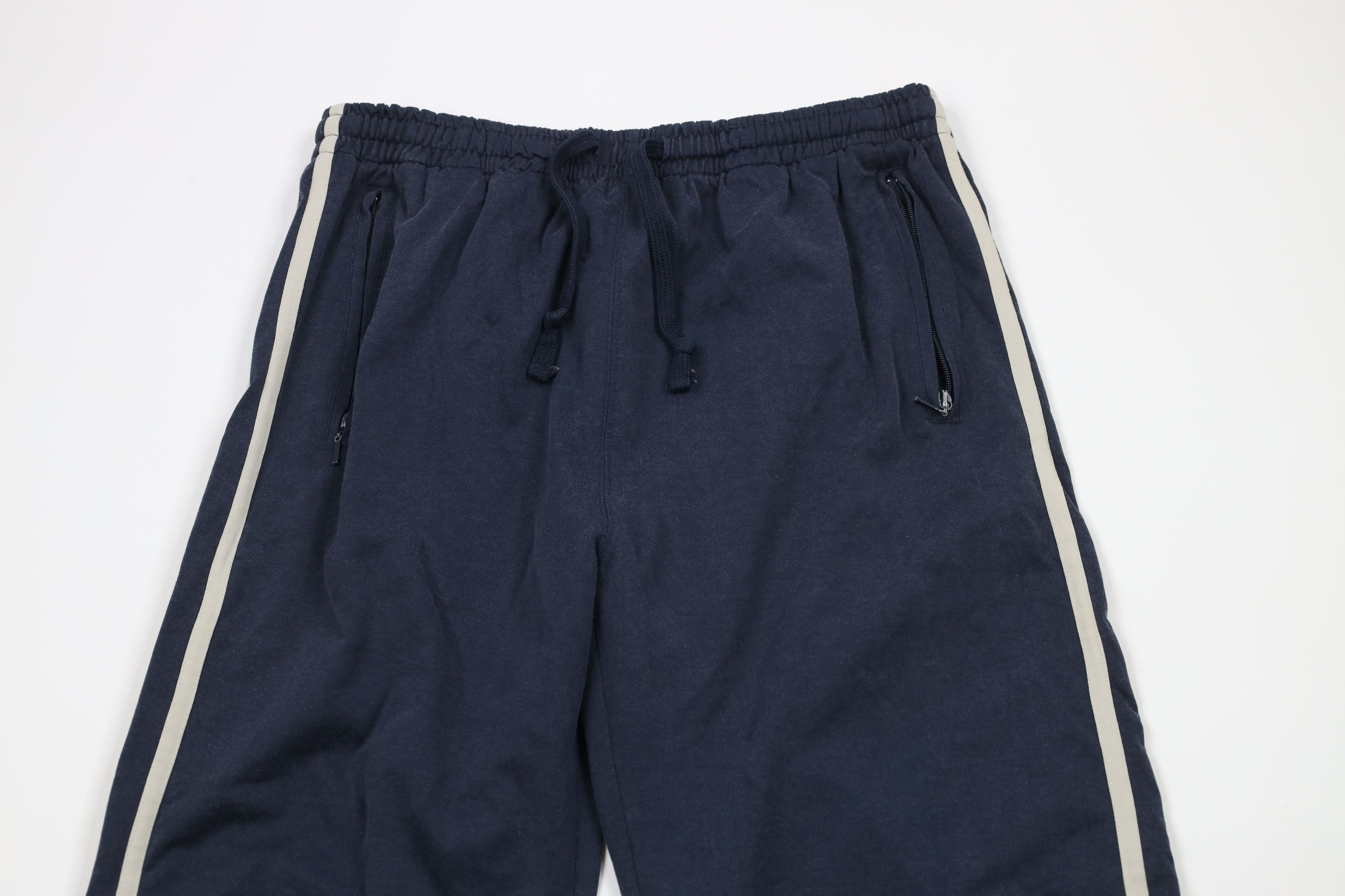 Vintage Vintage 90s Streetwear Wide Leg Sweatpants Pants Blue Size US 36 / EU 52 - 2 Thumbnail