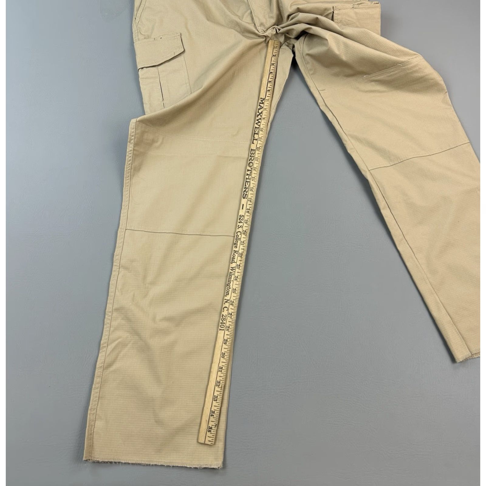 Vintage Urban Patrol Pants Mens 44 Ripstop Cargo Tactical Work Wear Tailor Ready Hem NWT Beige Size US 44 / EU 60 - 2 Thumbnail