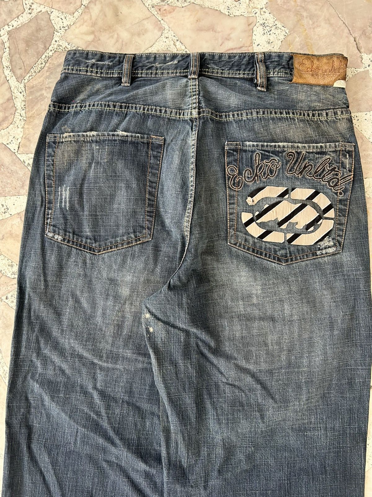 Ecko Unltd. Ecko Ultd Baggy Fit Denim Jeans Size US 32 / EU 48 - 11 Thumbnail