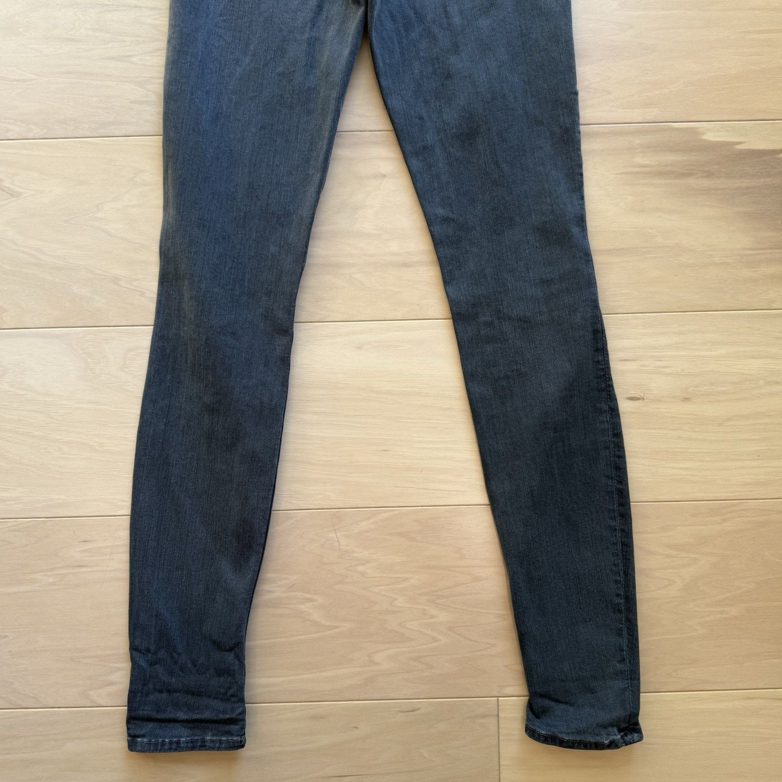MOTHER Mother Looker Jeans Women's 25 Black Skinny Glam Boho Party Size 25" / US 0 / IT 36 - 8 Thumbnail