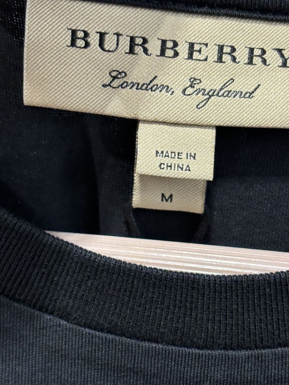 Burberry BURBERRY London, England Black Tee Size US L / EU 52-54 / 3 - 4 Thumbnail