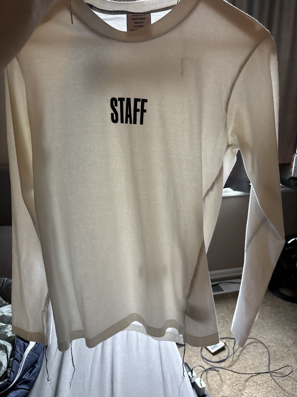 Hanes × Vetements Vetements X Hanes SS17 Staff Long Sleeve | Grailed