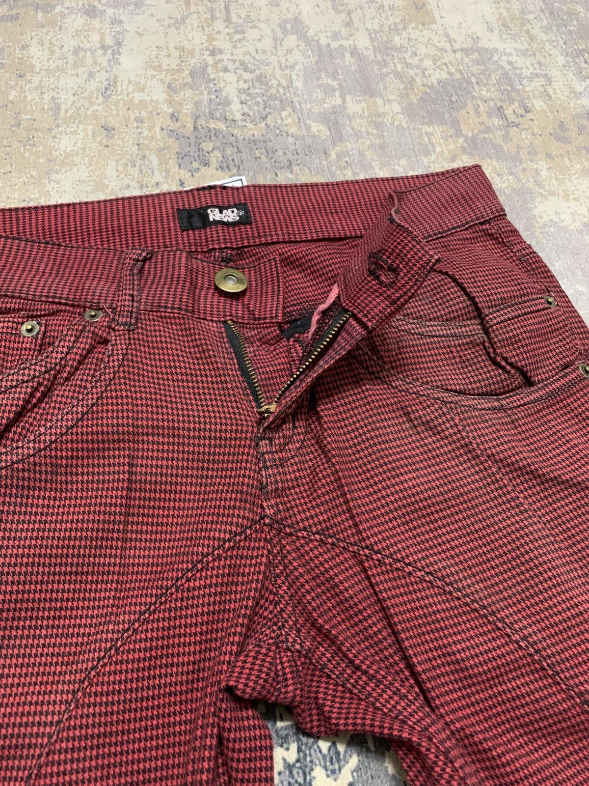 Seditionaries GLAD NEWS Seditionaries Checked Punk Zipper Pant Size US 31 - 5 Thumbnail