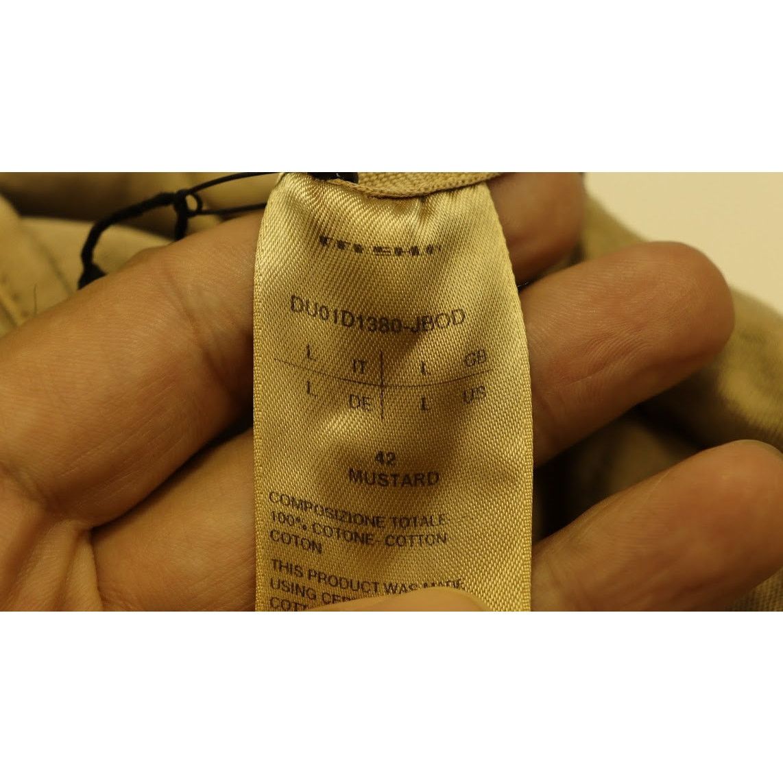 Rick Owens o1rshd1 Drawstring Pods Shorts in Mustard Size US 34 / EU 50 - 9 Thumbnail