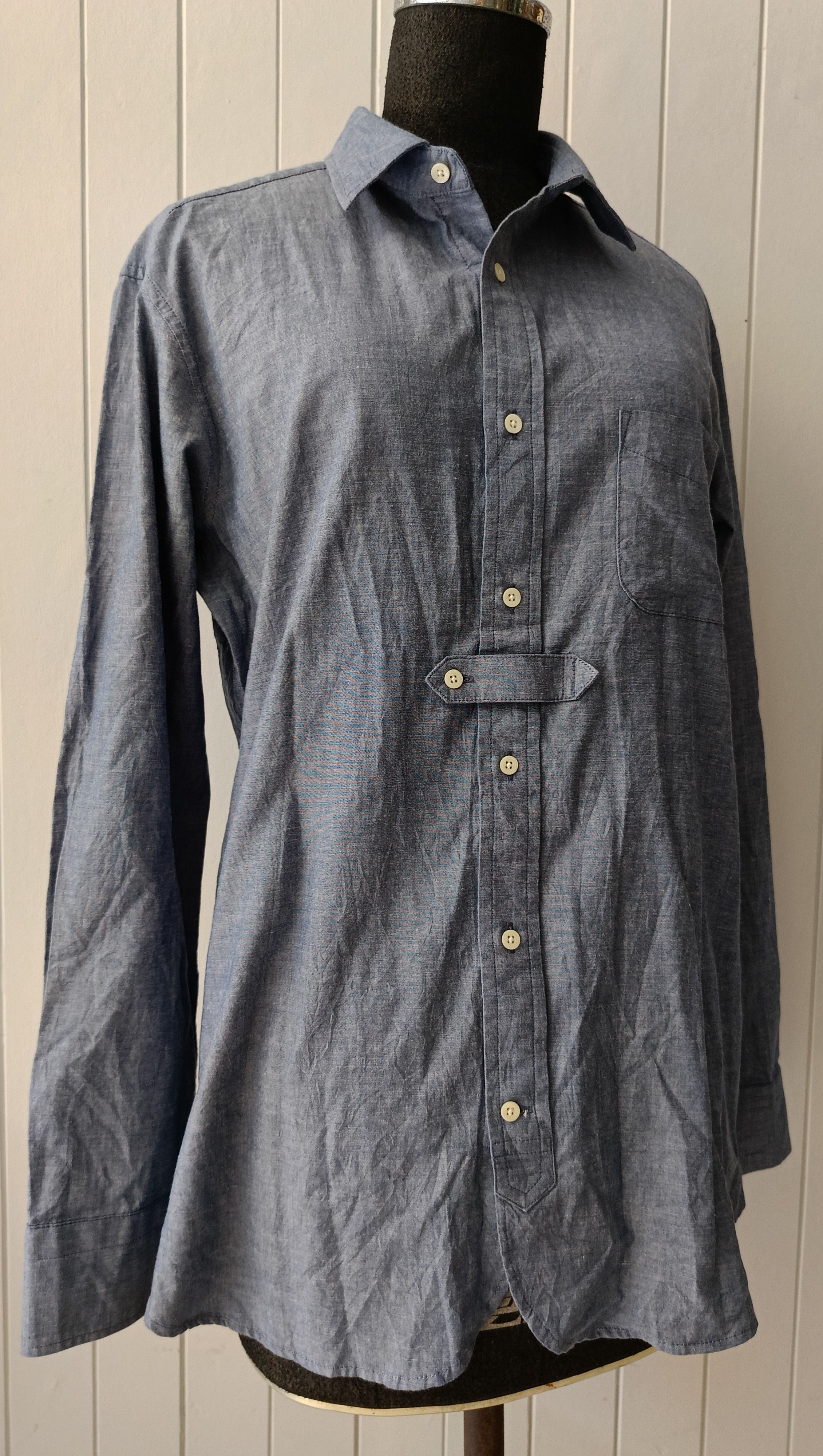 Mackintosh Mackintosh Philosophy MP oxford blue 38 slim fit blue shirt Size US S / EU 44-46 / 1 - 1 Thumbnail