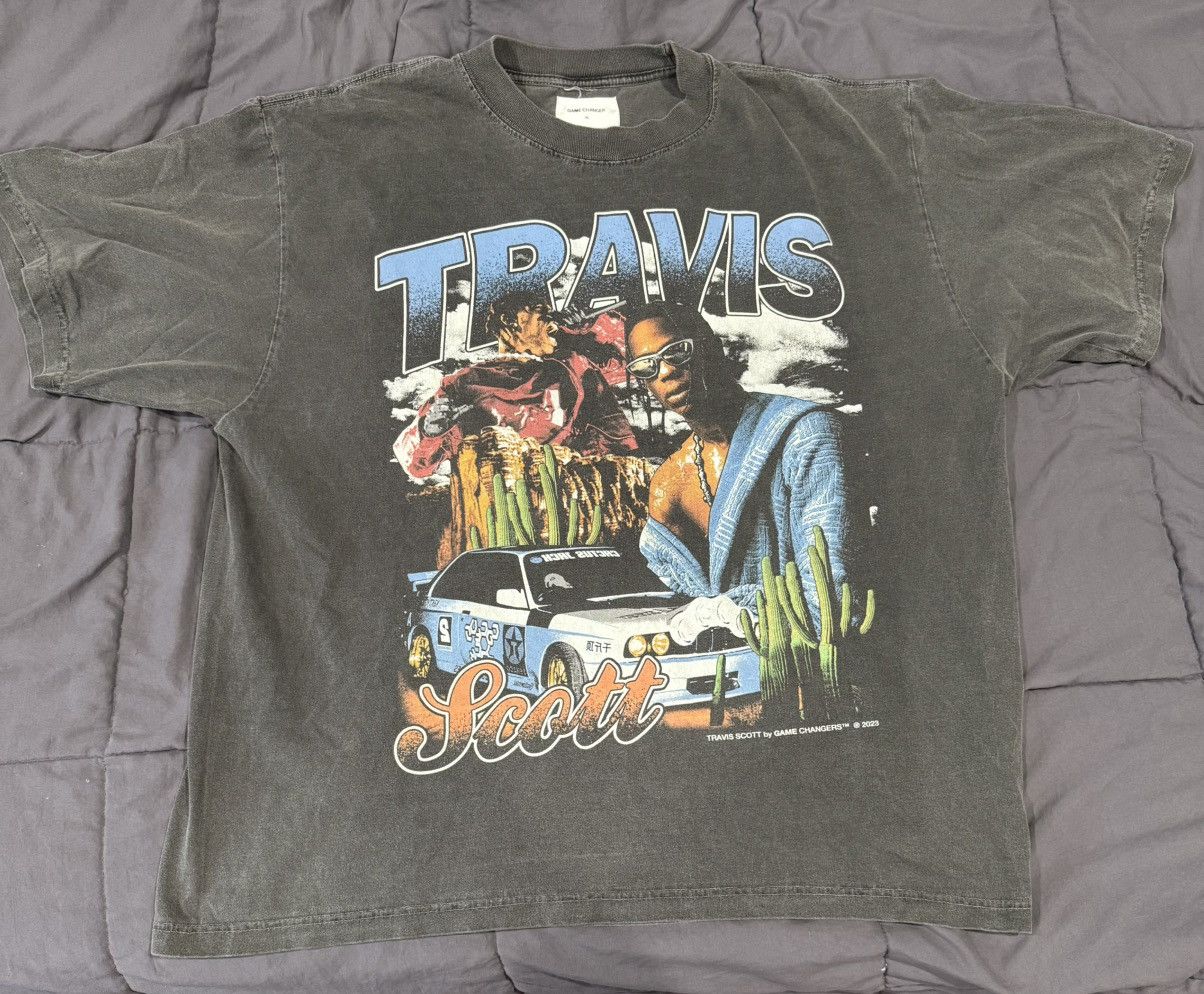 Other Travis Scott Game Changers LA Graphic T-Shirt Size US XL / EU 56 / 4 - 1 Thumbnail