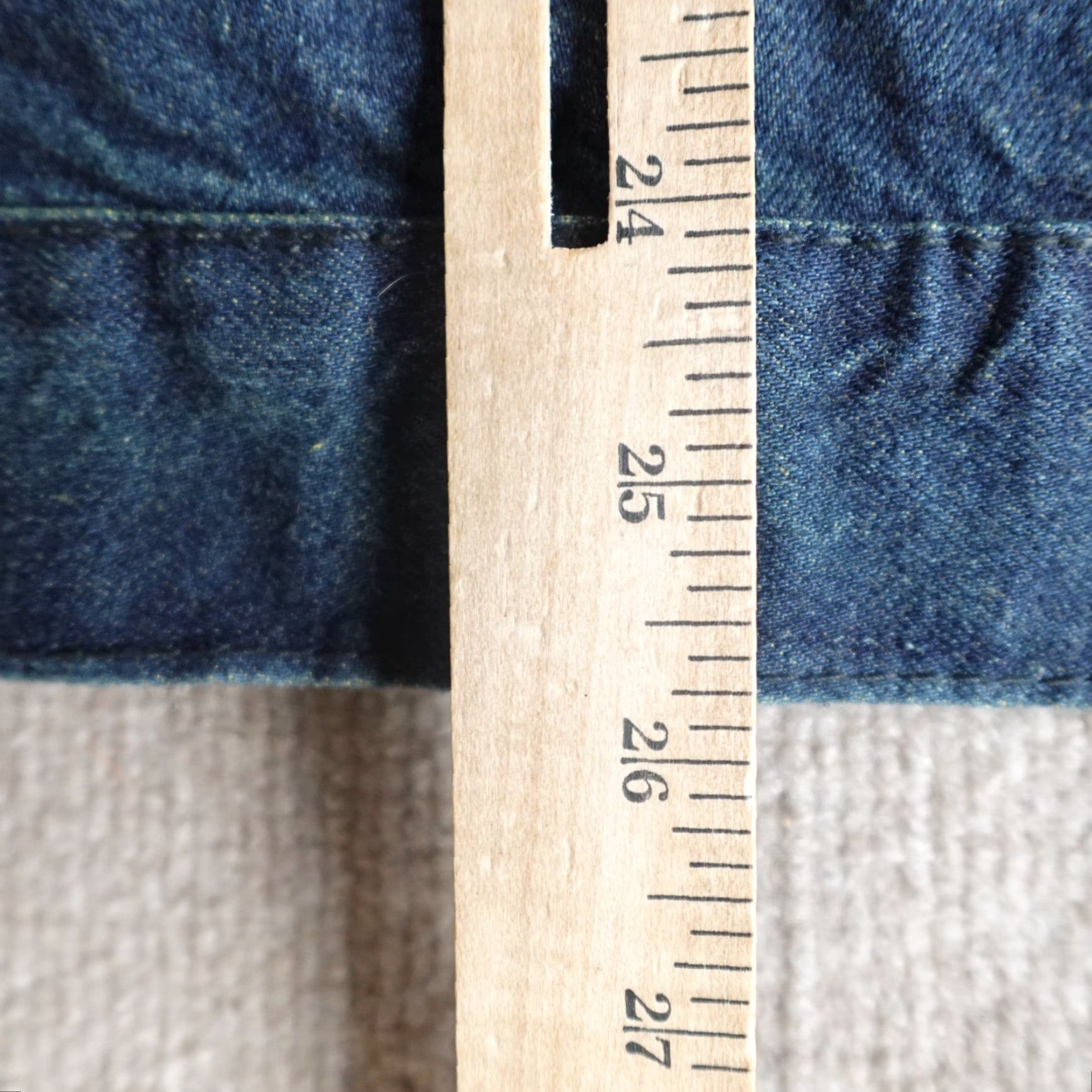 Lee jimmy Lee Vest Medium Blue Denim CCW Conceal Carry Full Zip Club Biker Riding Casual Men Size US M / EU 48-50 / 2 - 6 Thumbnail