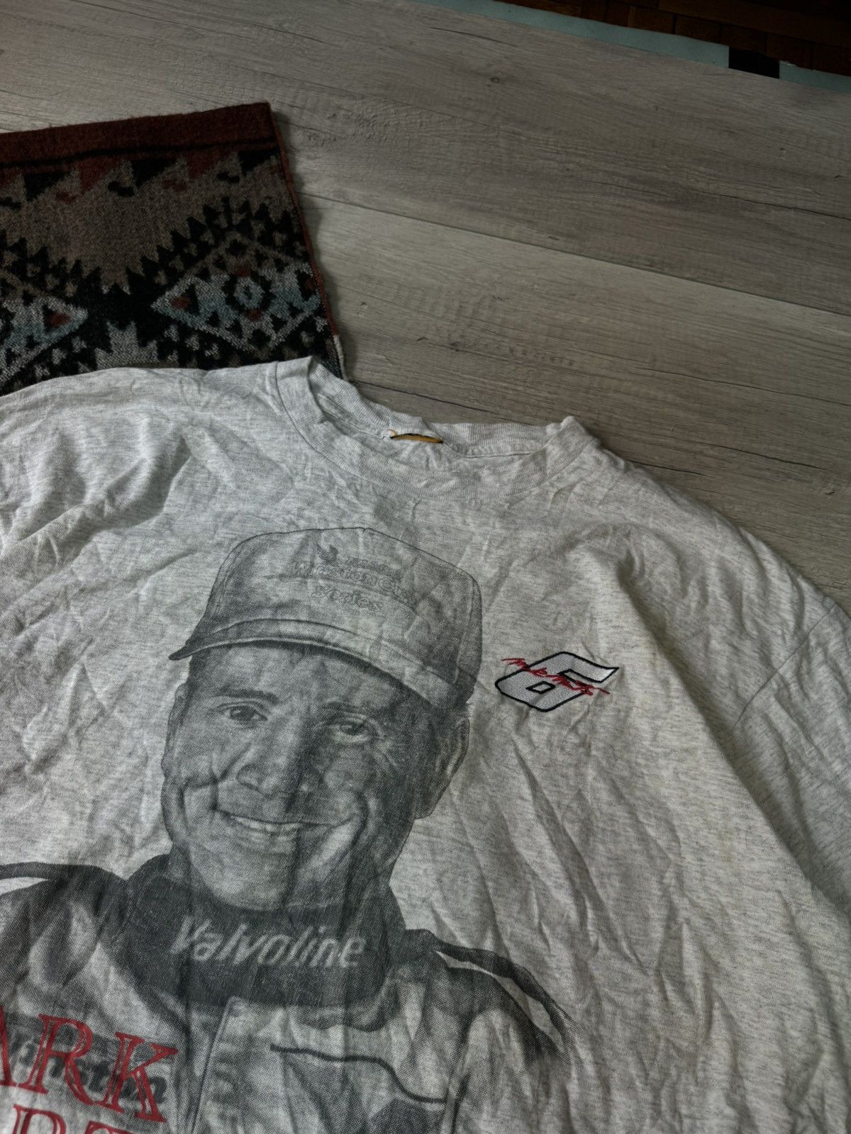 NASCAR Vintage Nutmeg Mark Martin NASCAR Racing T-Shirt Size US XL / EU 56 / 4 - 5 Thumbnail