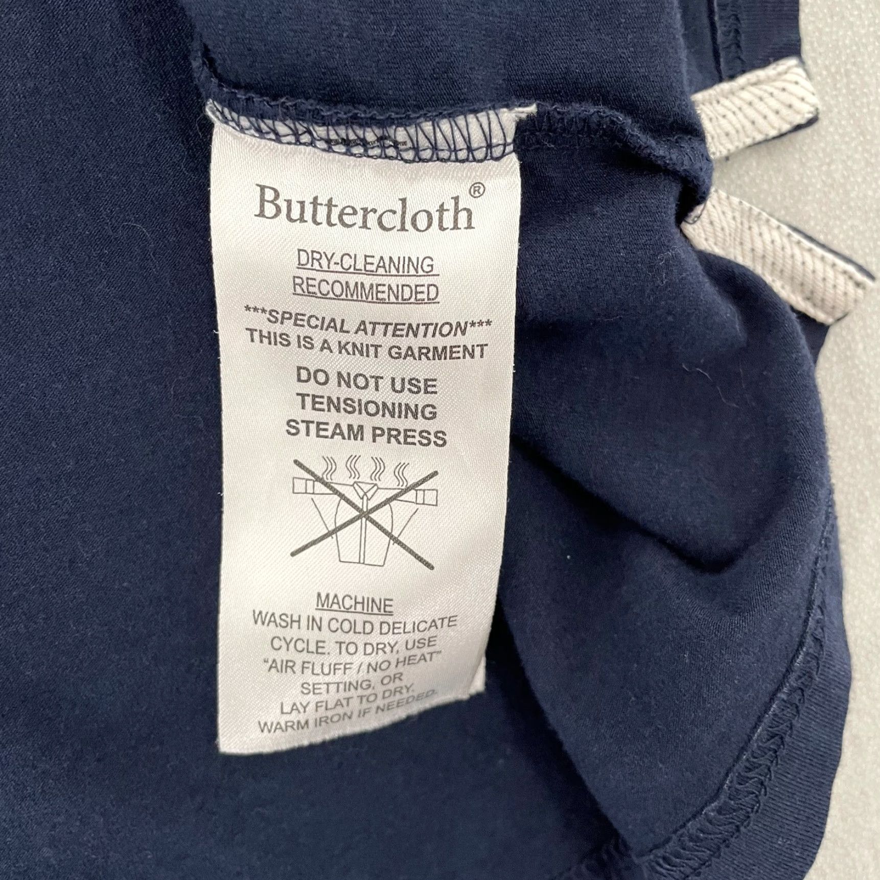 Vintage Vintage Butter Cloth Polo Shirt Adult XL Short Sleeve Blue Logo Casual Mens Size US XL / EU 56 / 4 - 6 Thumbnail