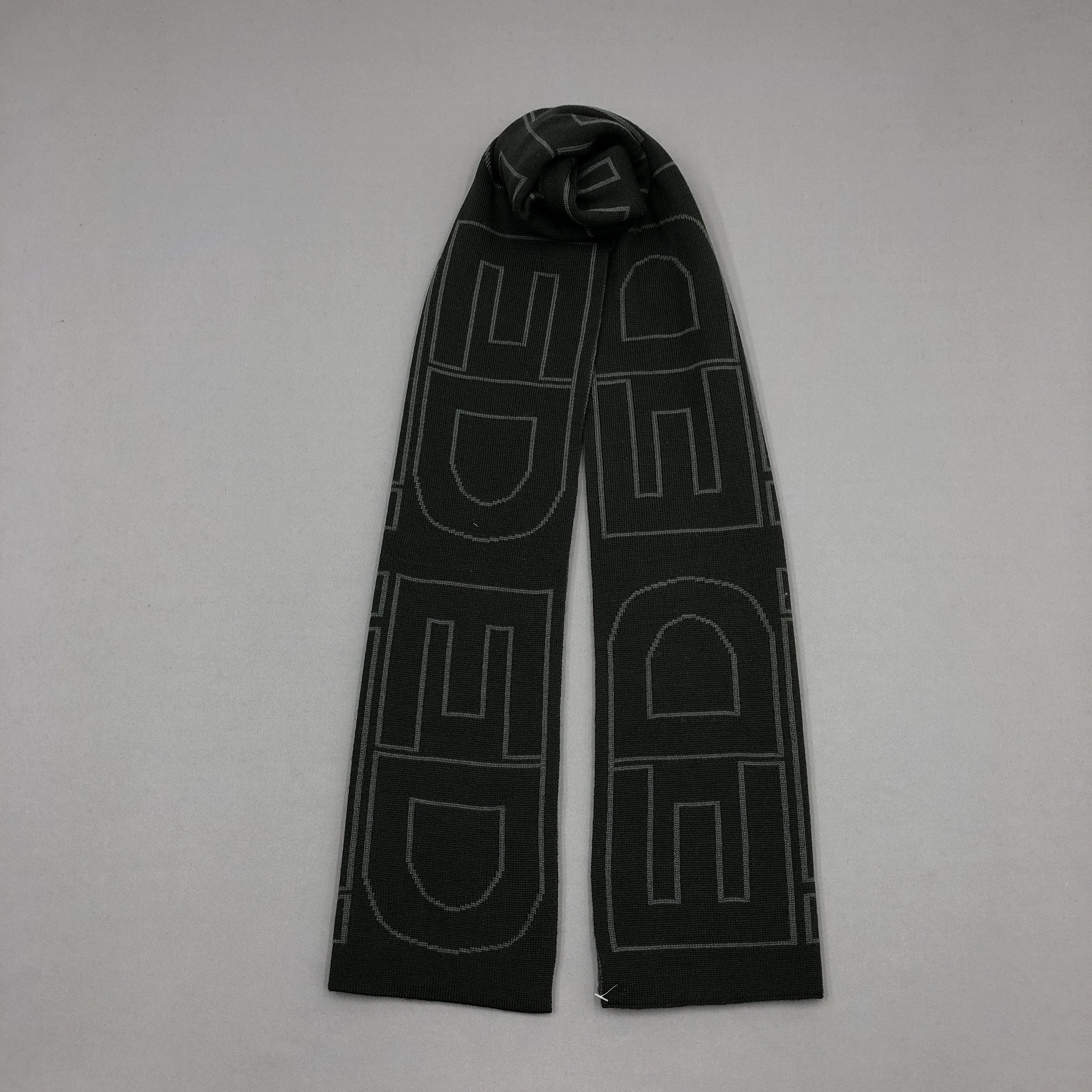 Fendi × Vintage Vintage Fendi Scarf Muffler FF Roma Monogram Wool Scarves Size ONE SIZE - 2 Thumbnail