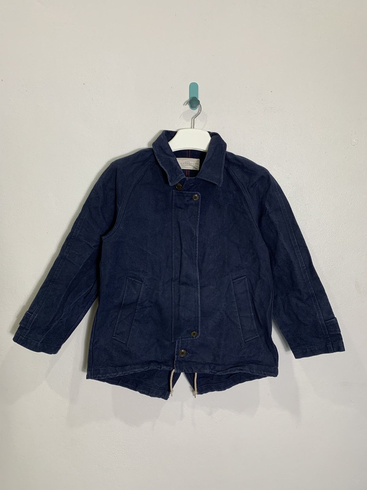 12oz CONFECT DENIM PARKA Jacket Removable Hoodie