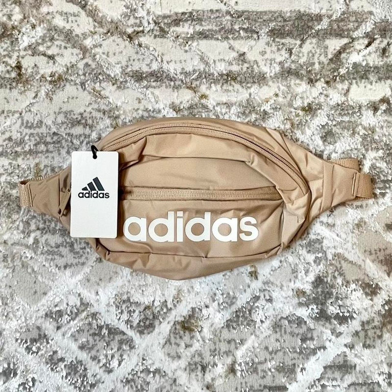 Adidas Core Waist Pack Crossbody Bag In Magic Beige in Brown, Men's