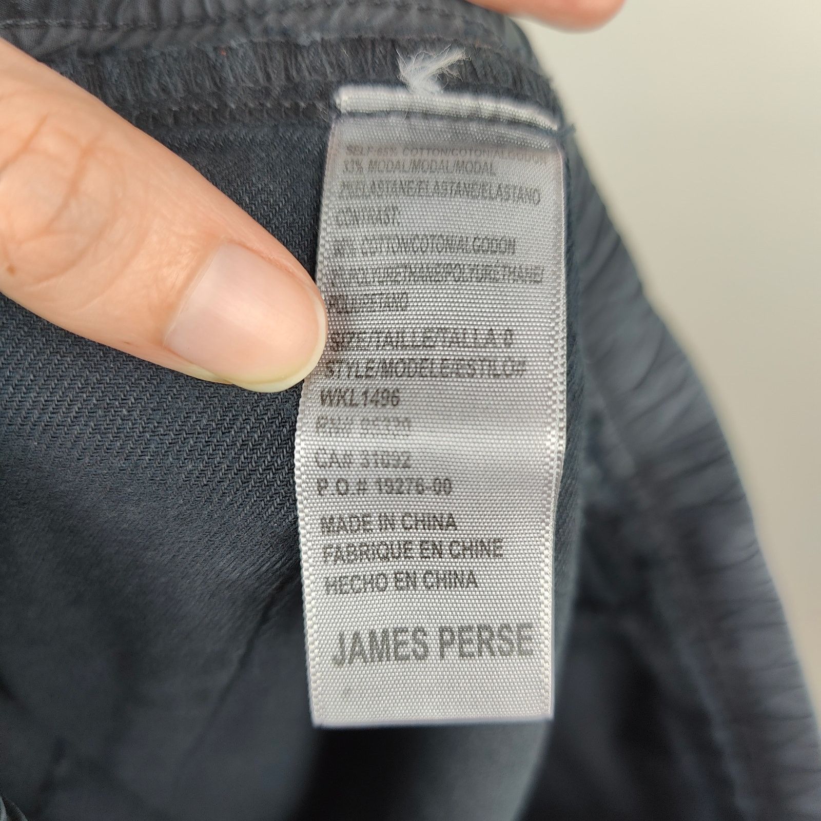 James Perse Standard James Perse Pants Womens 0 XS Dark Gray Modal Size 30" / US 8 / IT 44 - 8 Thumbnail
