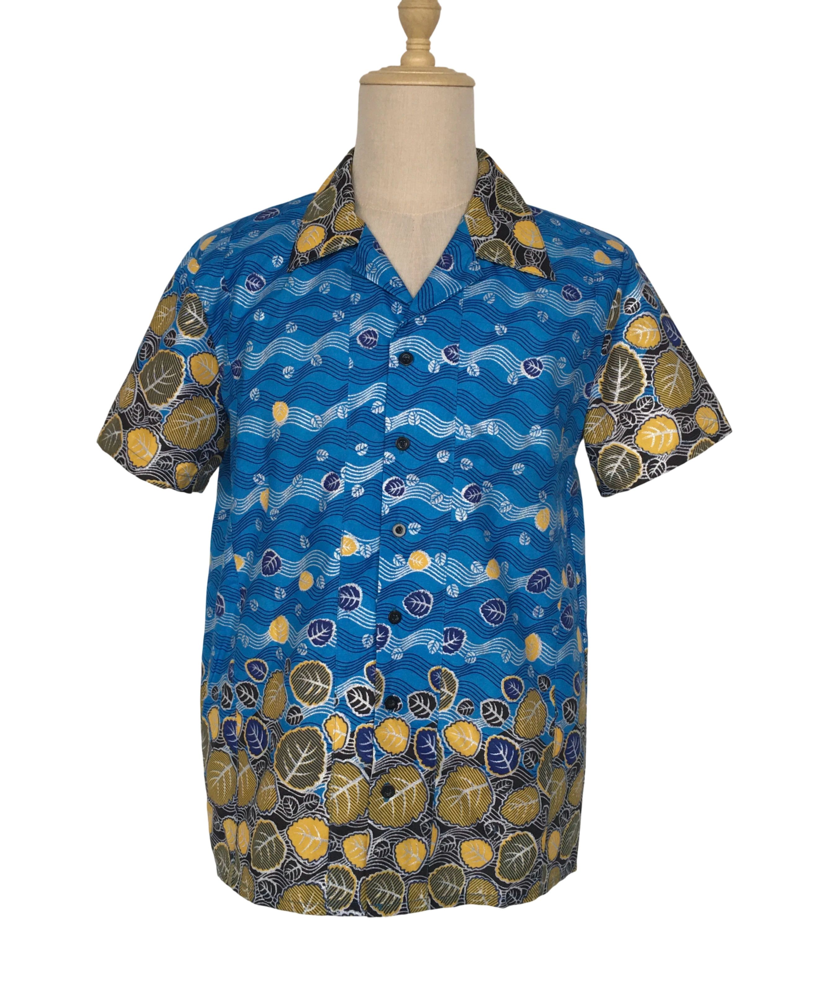 Other African Wax Print Men Shirt Performance Costumes Size US L / EU 52-54 / 3 - 1 Thumbnail