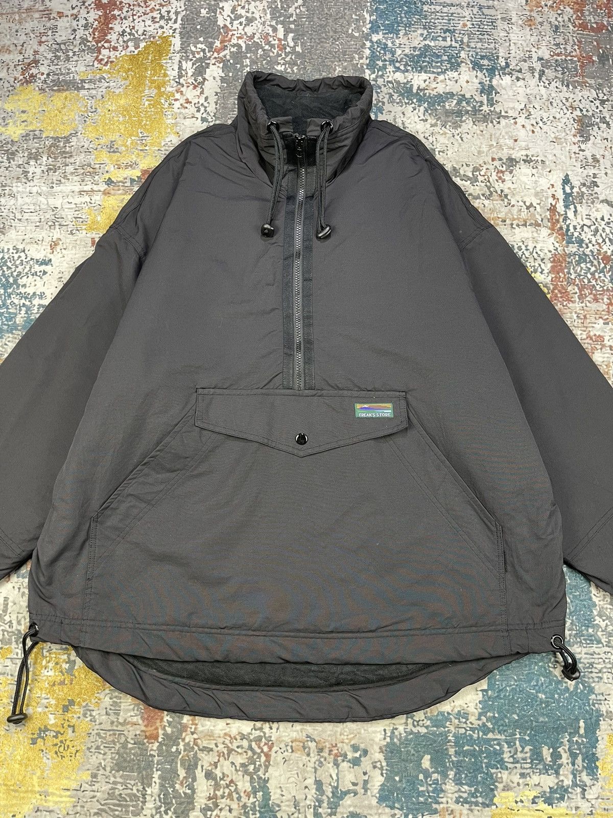 Japanese Brand Freak Store l Freesize Anorak Half Zipper Jackets Size ONE SIZE - 2 Thumbnail