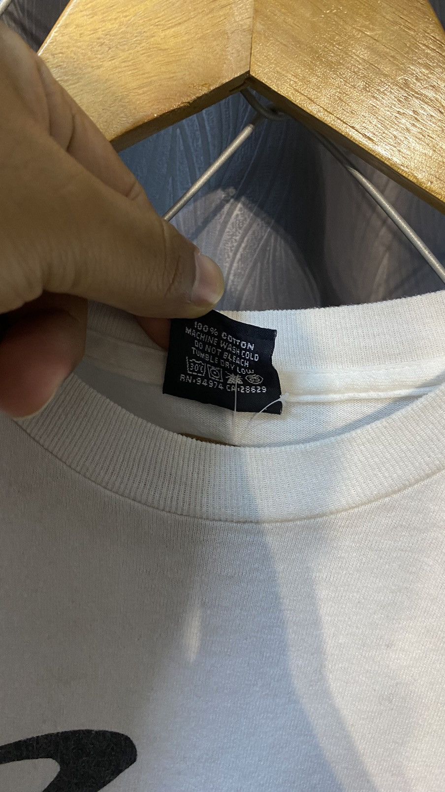 Stussy × Vintage VINTAGE y2k STUSSY X WTAPS WORLD TOUR TSHIRT WHITE Size US M / EU 48-50 / 2 - 6 Thumbnail