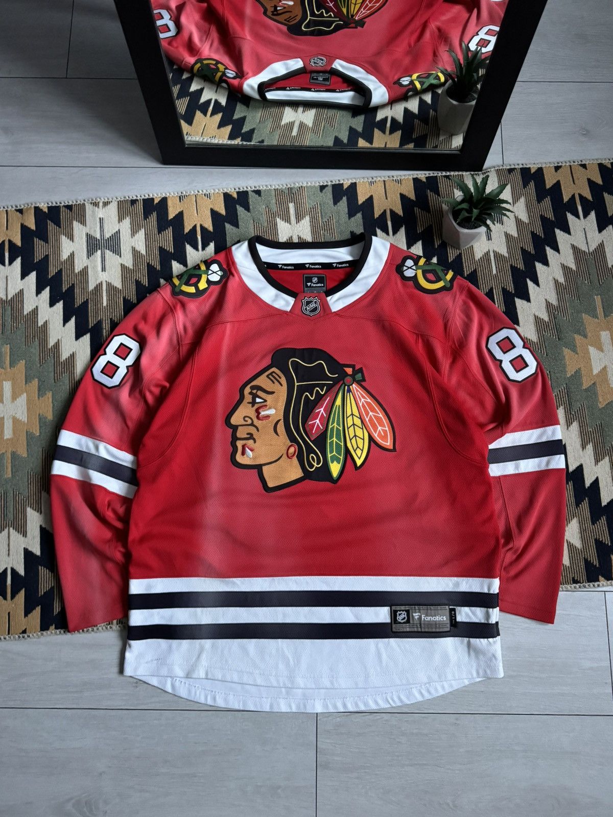 Vintage NFL Chicago Blackhawks Patric Kane #88 Jersey