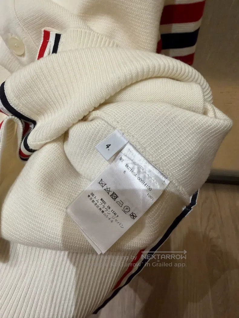Thom Browne Thom Browne Wool Cardigan Size US XL / EU 56 / 4 - 7 Thumbnail