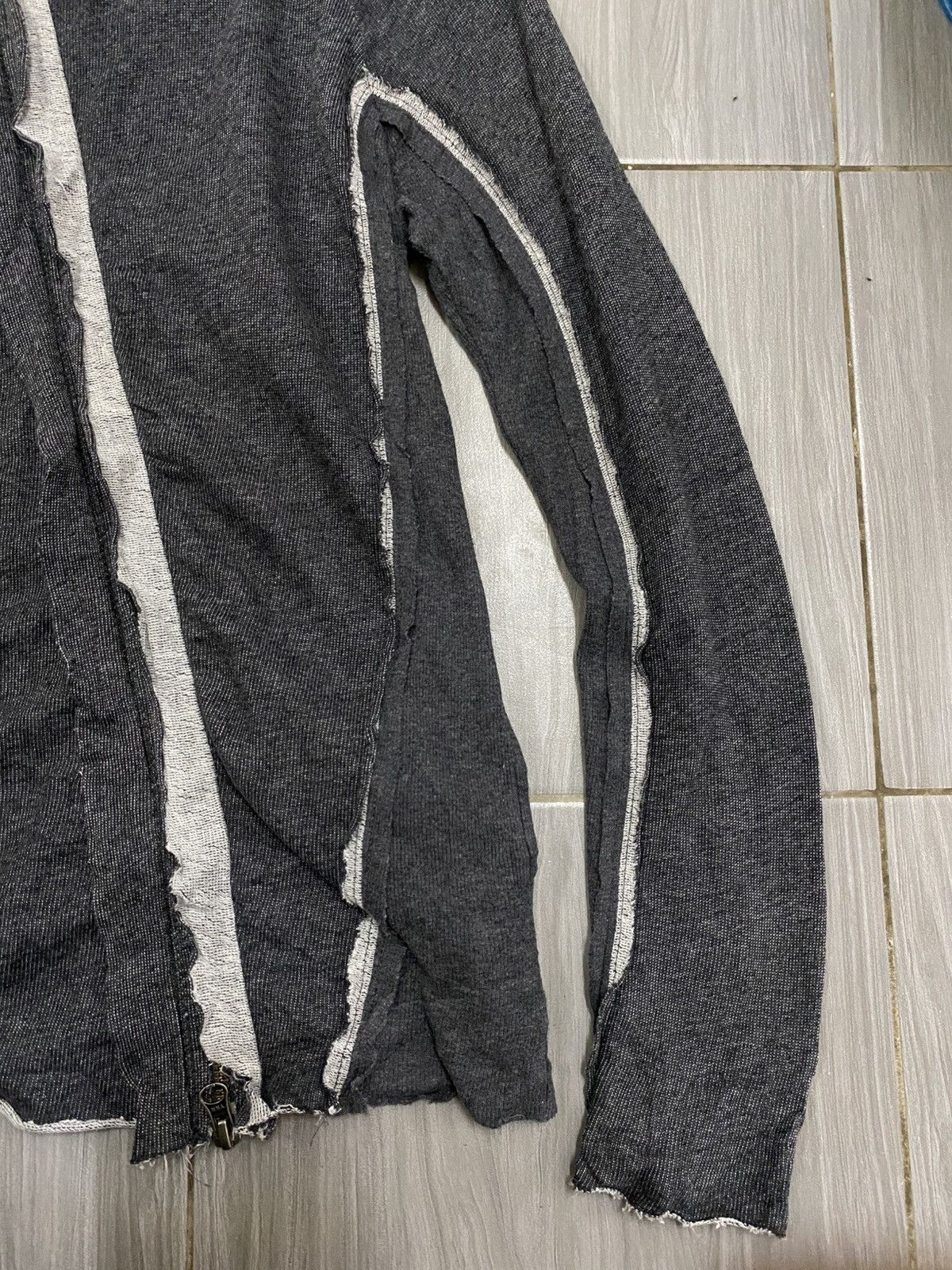 If Six Was Nine Deconstructed Raw Edge Hoodie – Asymmetrical Zip Size US M / EU 48-50 / 2 - 5 Thumbnail