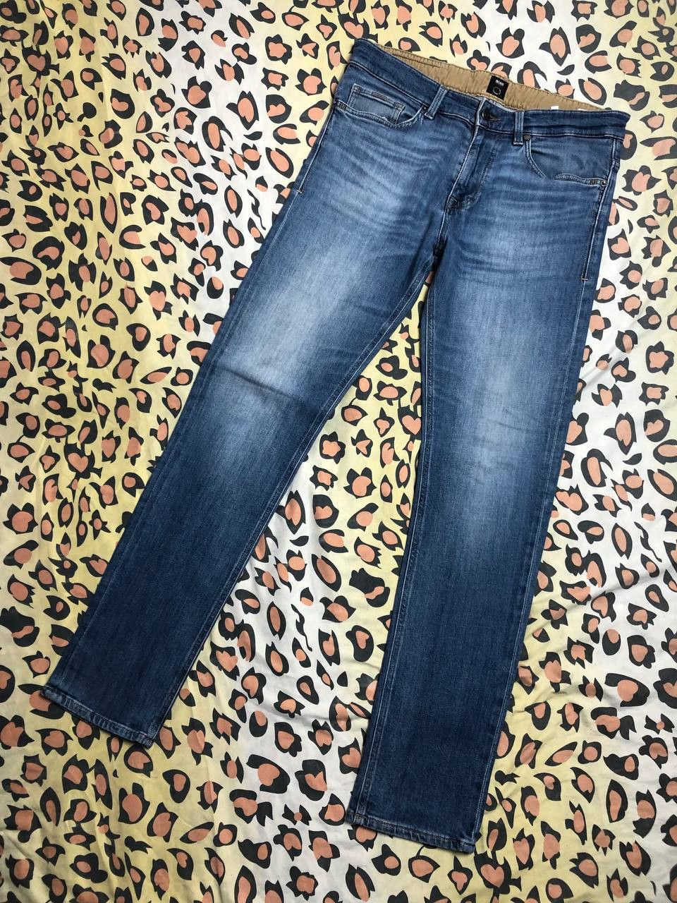 Hugo Boss × Vintage Hugo Boss Orange Regular Fit Cotton Denim Jeans Vintage Size US 33 - 1 Thumbnail