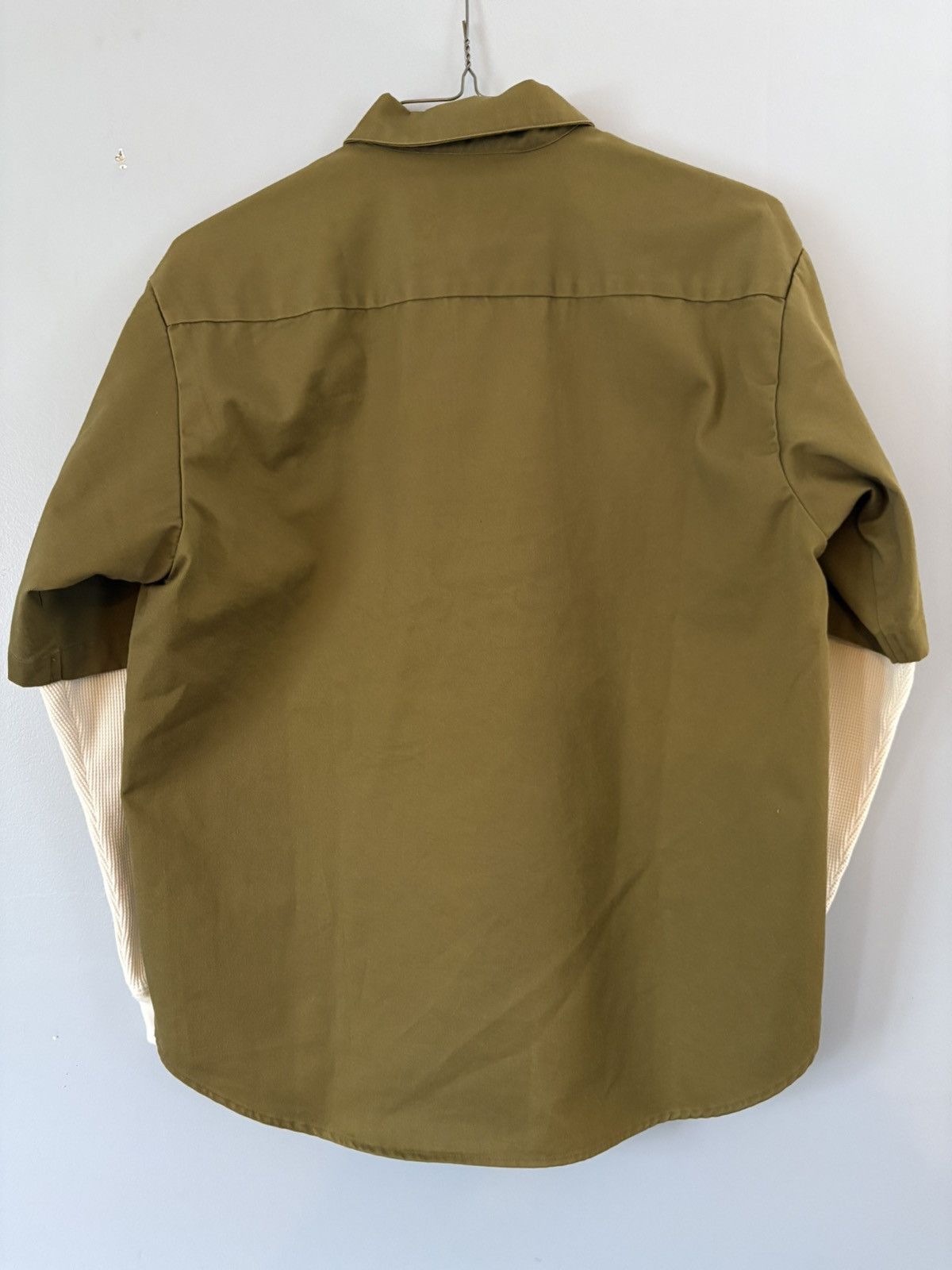 Supreme Supreme Thermal Sleeve Work Shirt FW23 Olive Button Up Size US S / EU 44-46 / 1 - 3 Thumbnail