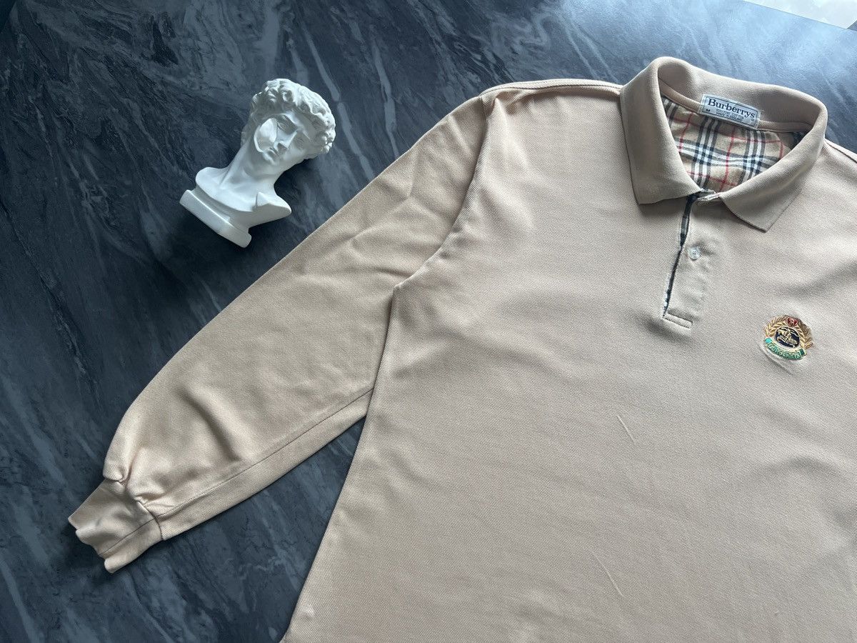 Burberry Burberry : Long Sleeve England Embroidered Logo Size US M / EU 48-50 / 2 - 3 Thumbnail