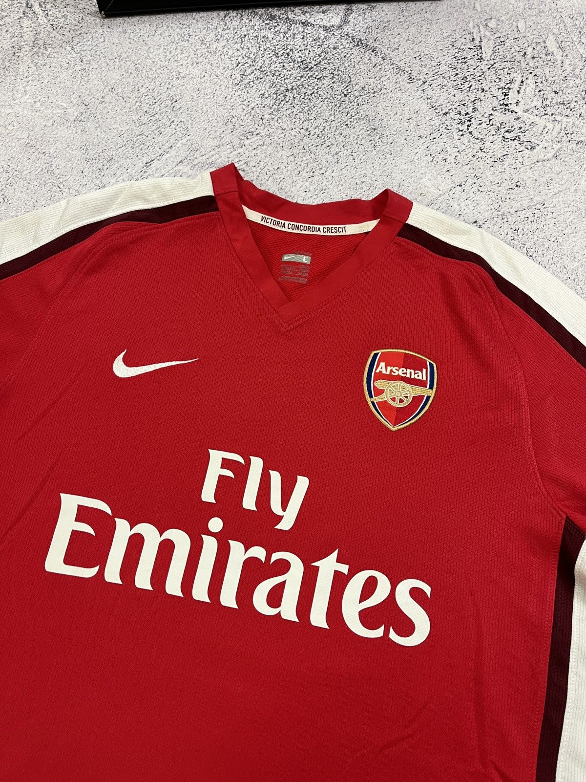 Nike × Vintage Nike Arsenal 2008/09 #4 Cecs Fabregas Soccer Jersey Football Size US L / EU 52-54 / 3 - 6 Thumbnail