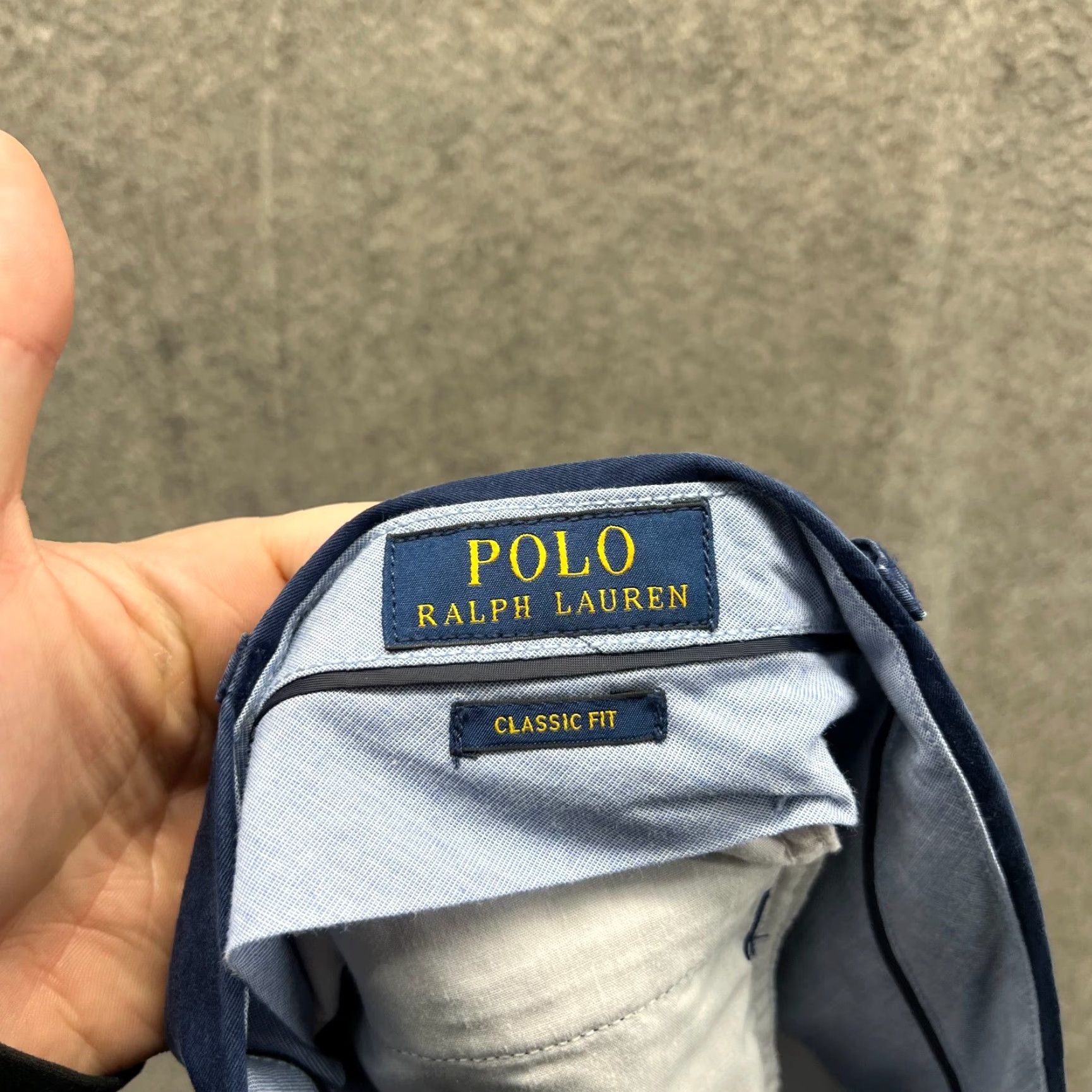 Polo Ralph Lauren VINTAGE Polo Ralph Lauren Shorts Mens 36 Blue Navy Chino Flat Front Classic Pony Size US M / EU 48-50 / 2 - 4 Thumbnail