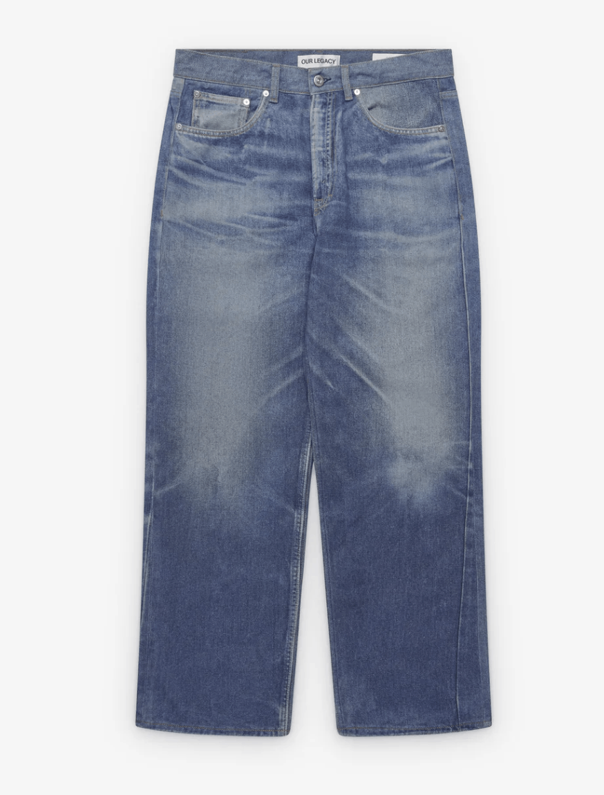 Our Legacy OUR LEGACY THIRD CUT DIGITAL CHALK FLOWER PRINT JEANS