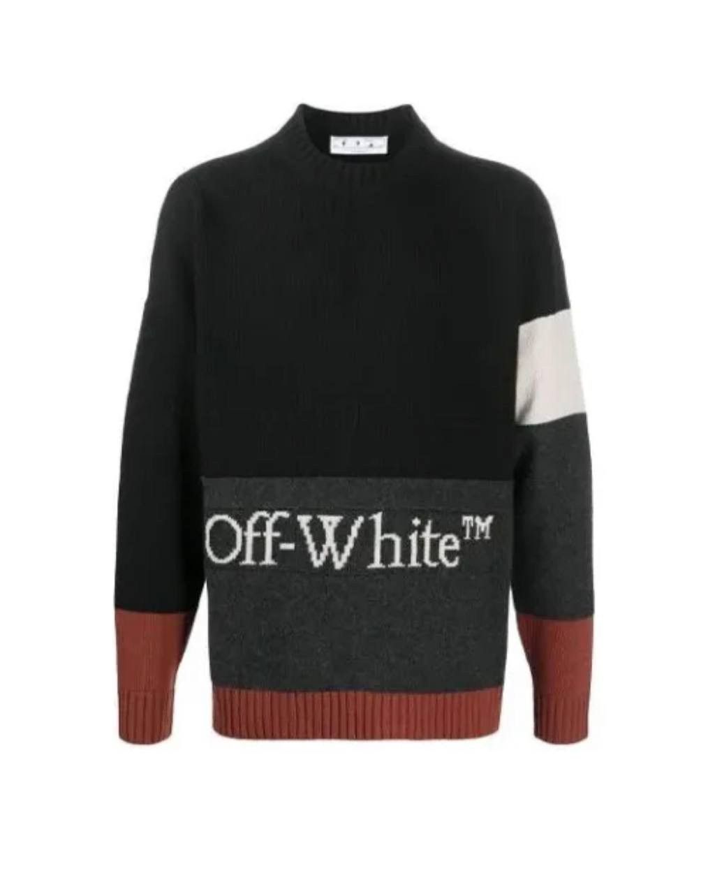 Off-White 💥NEW💥 OFF-WHITE SWEATER COLOR BLOCK CREWNECK Size US S / EU 44-46 / 1 - 2 Thumbnail